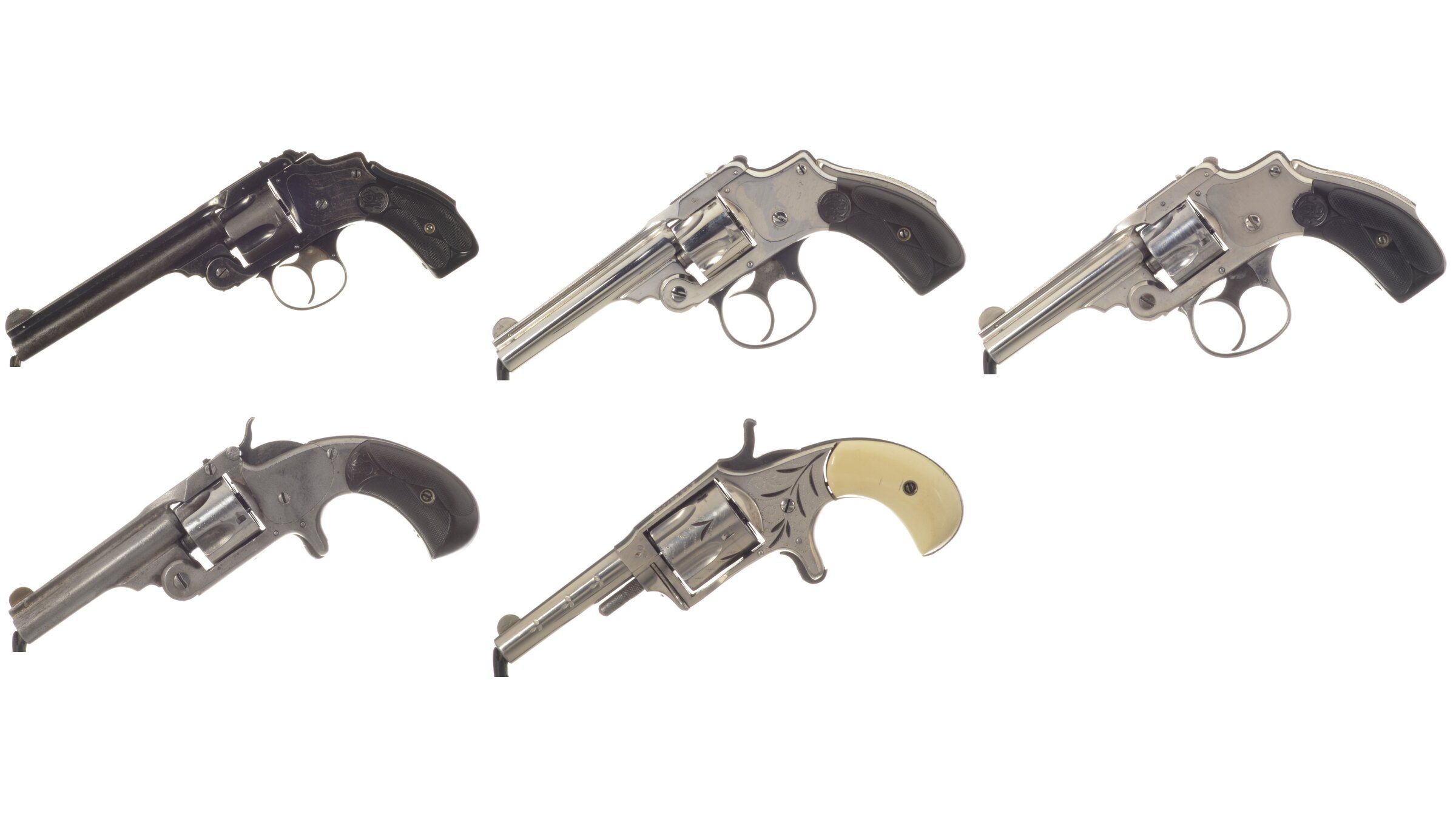 Five Antique American Revolvers | Rock Island Auction