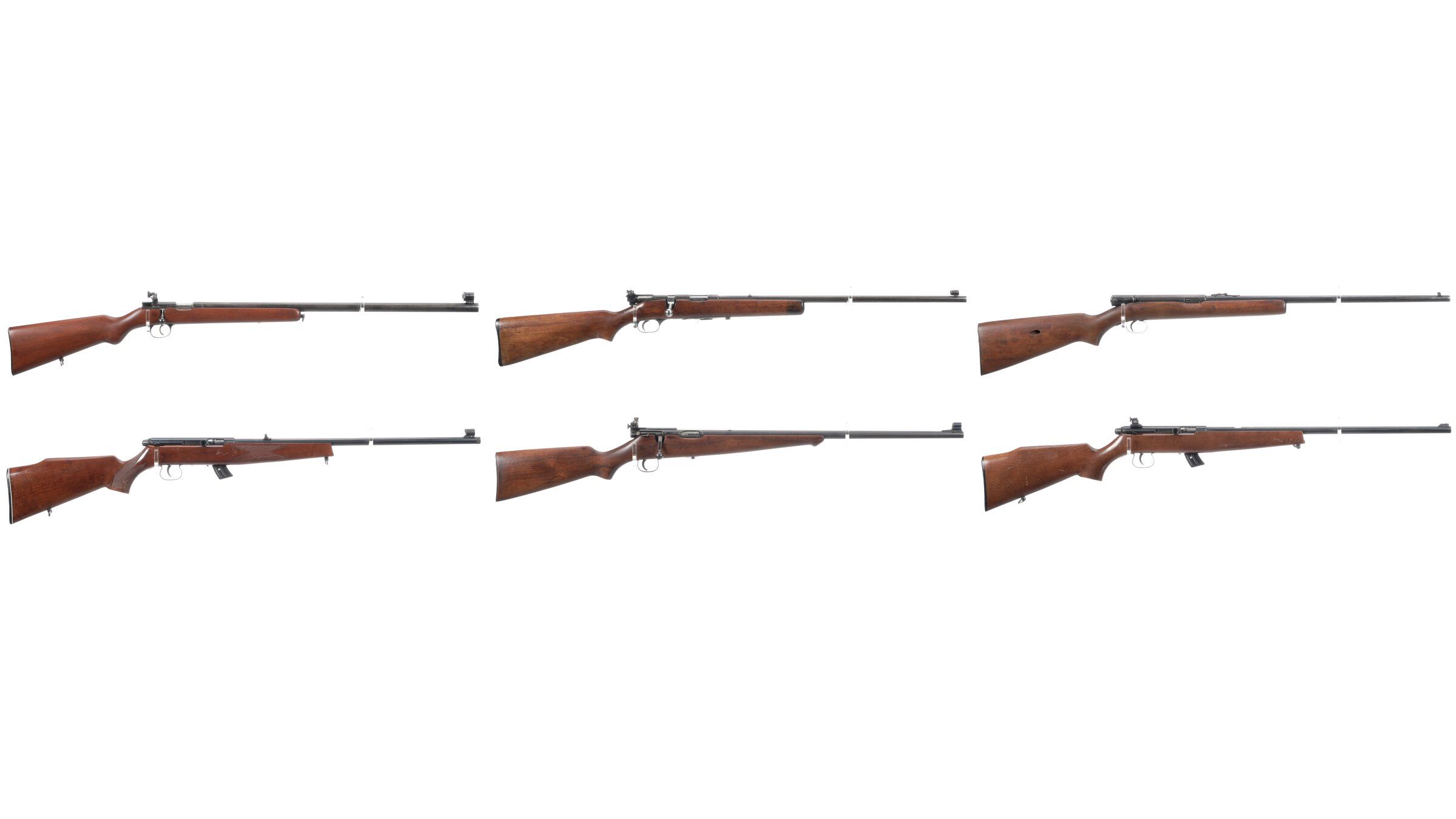 Six .22 Rimfire Rifles | Rock Island Auction