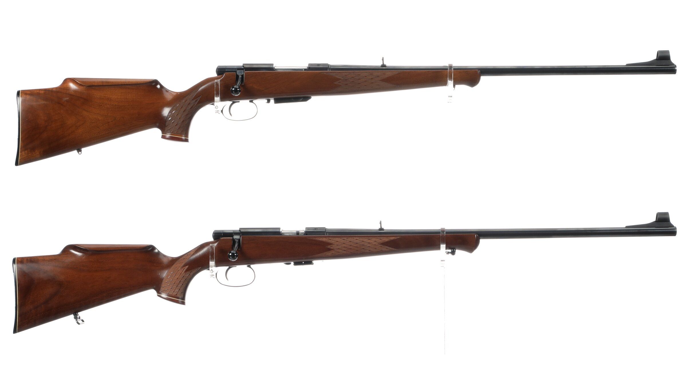 Two Anschutz Bolt Action Rifles | Rock Island Auction