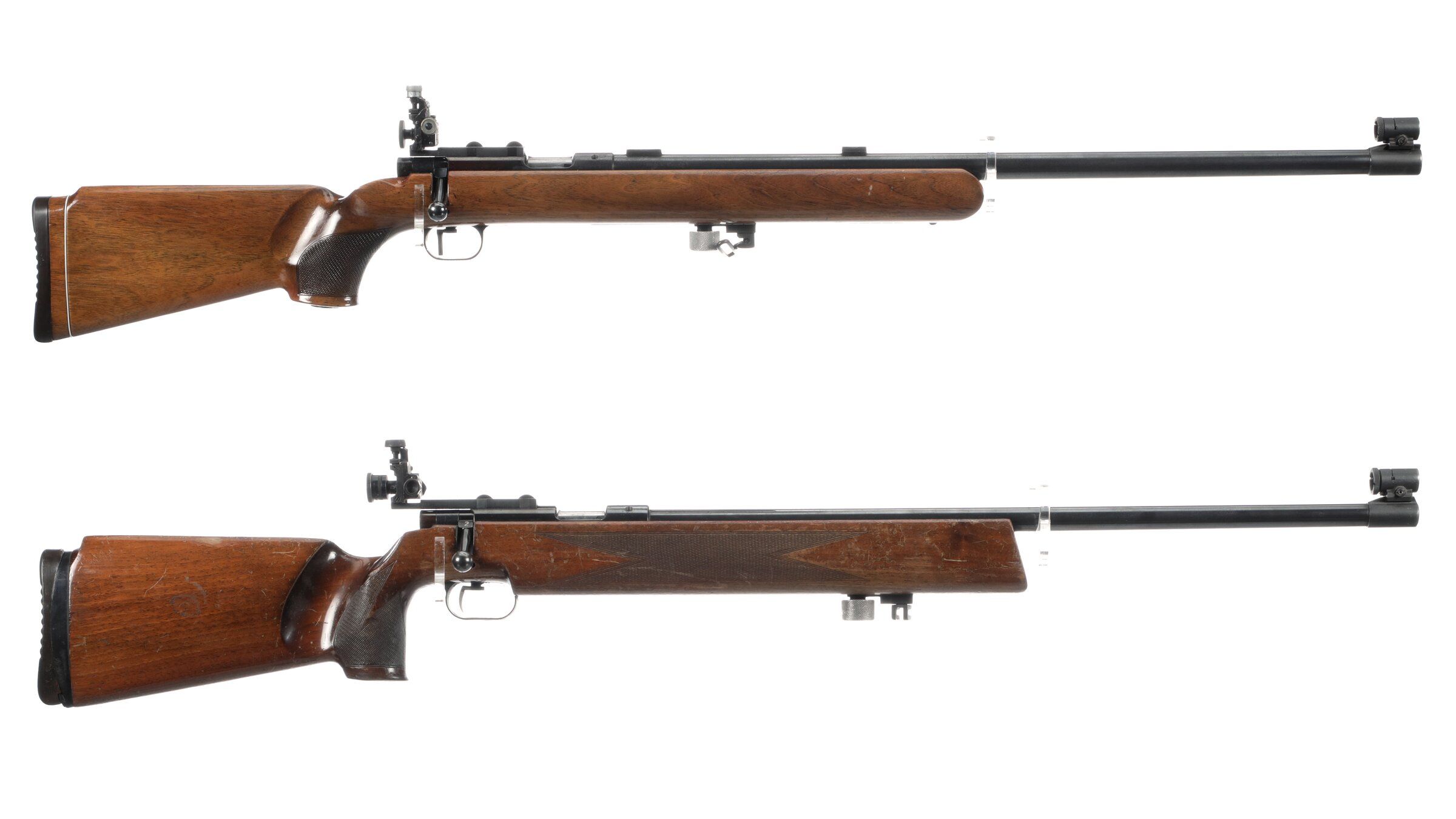 Two Anschutz Model Match 54 Bolt Action Target Rifles | Rock Island Auction