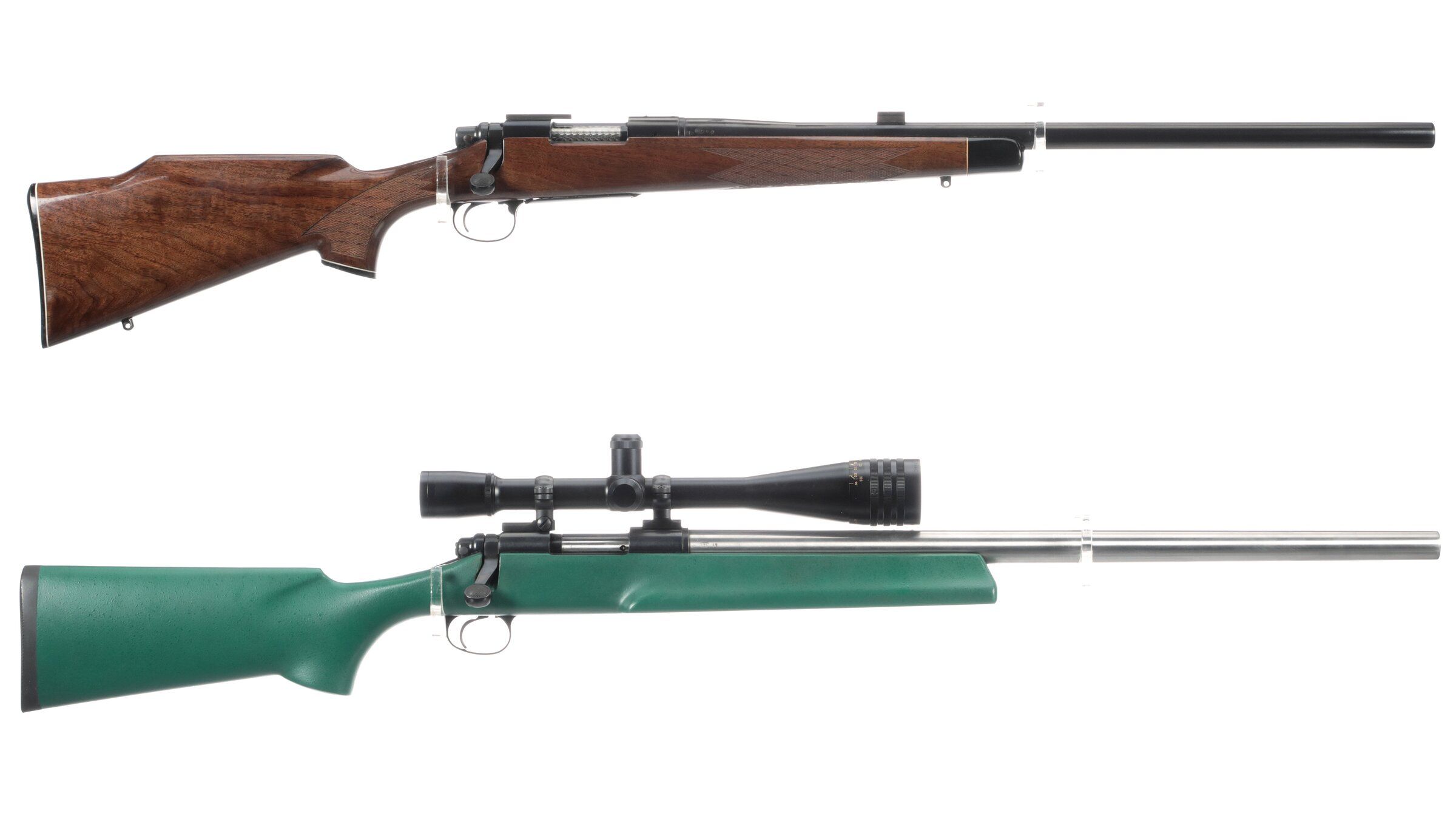 Two Remington Bolt Action Rifles Rock Island Auction