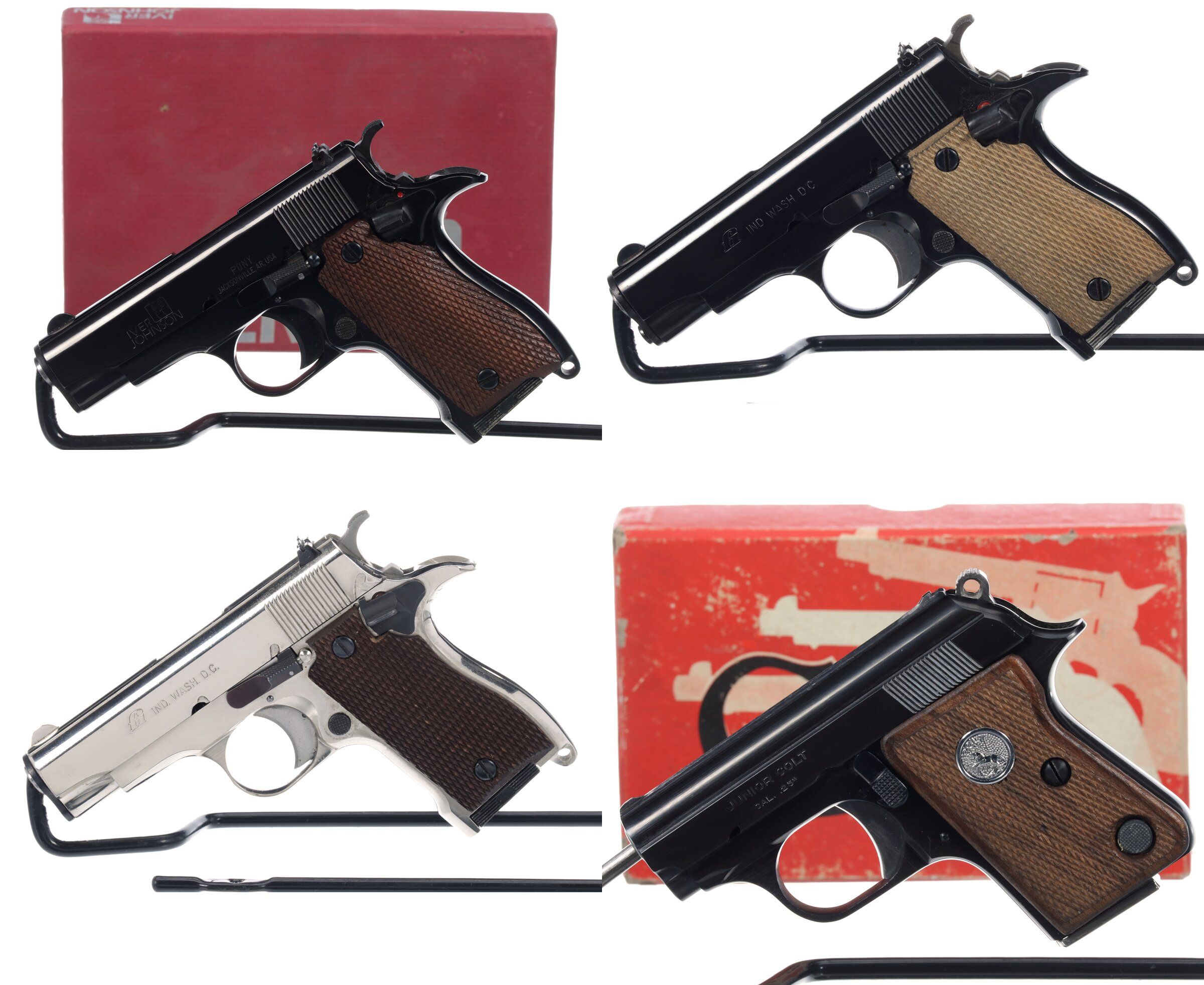 Four American SemiAutomatic Pocket Pistols Rock Island Auction