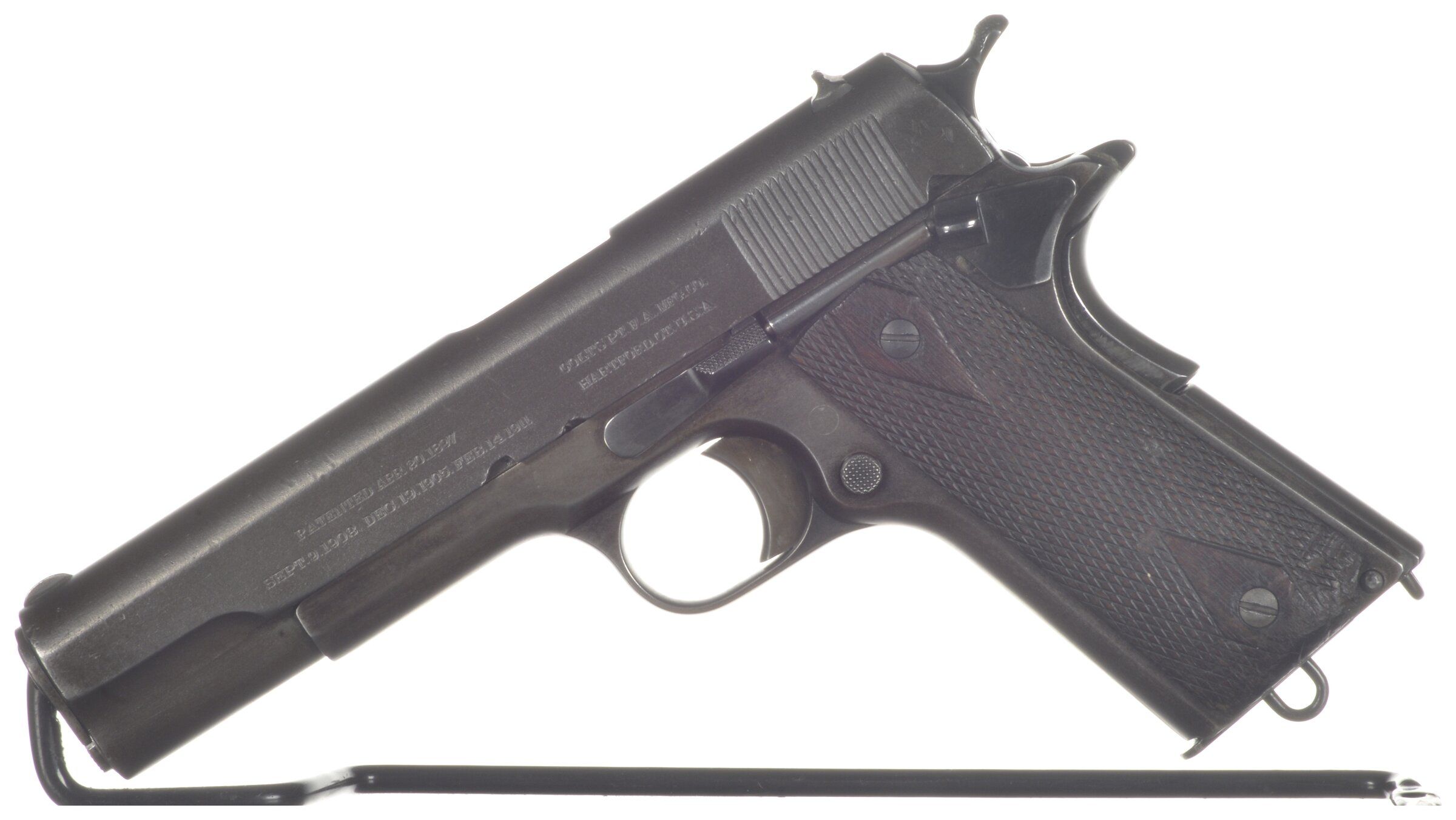 Us Navy Contract Colt Model 1911 Semi Automatic Pistol Rock Island Auction 0448
