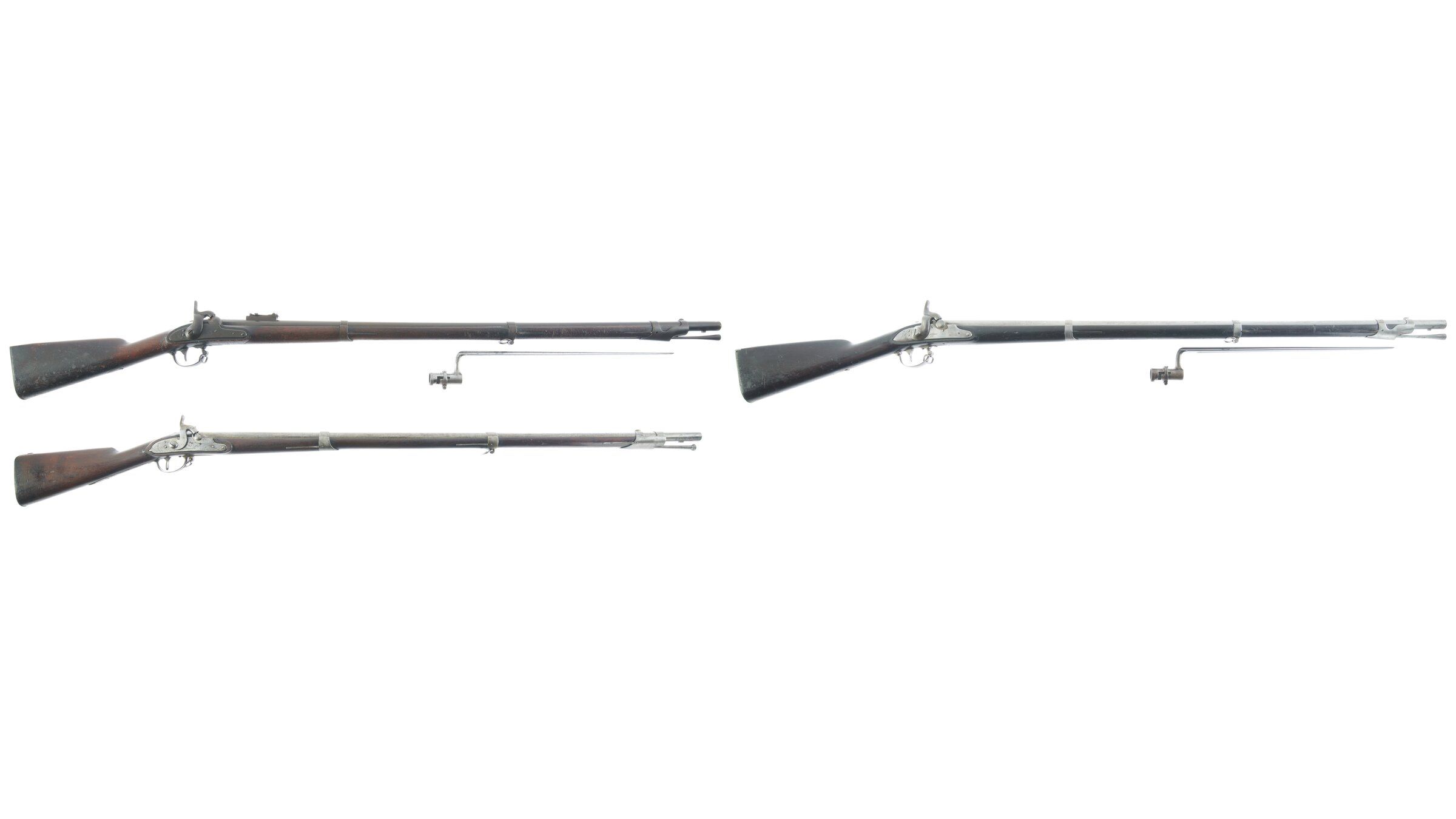 Three U.S. Military Percussion Long Guns Rock Island Auction