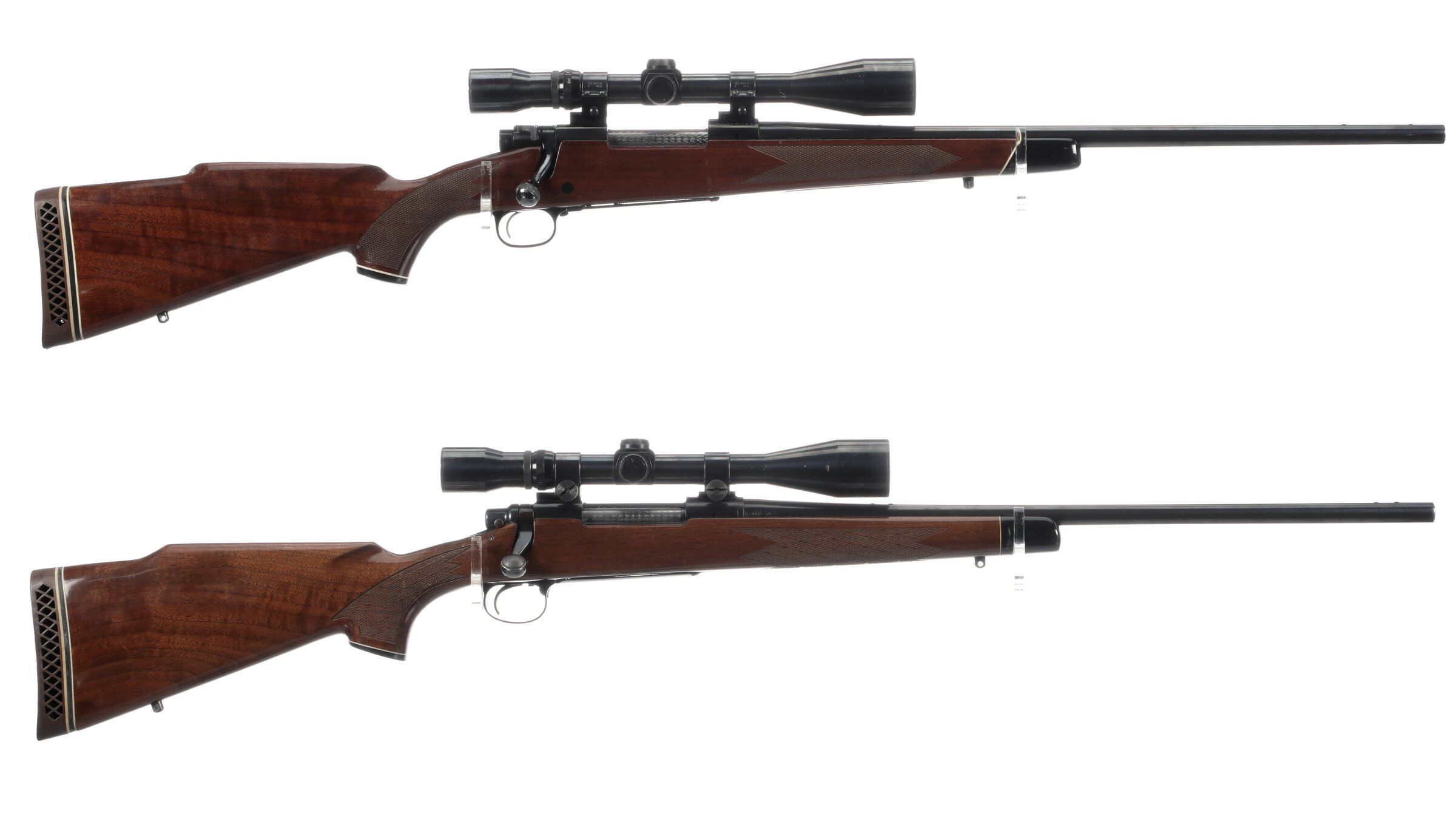 Two Bolt Action Rifles with Scopes | Rock Island Auction