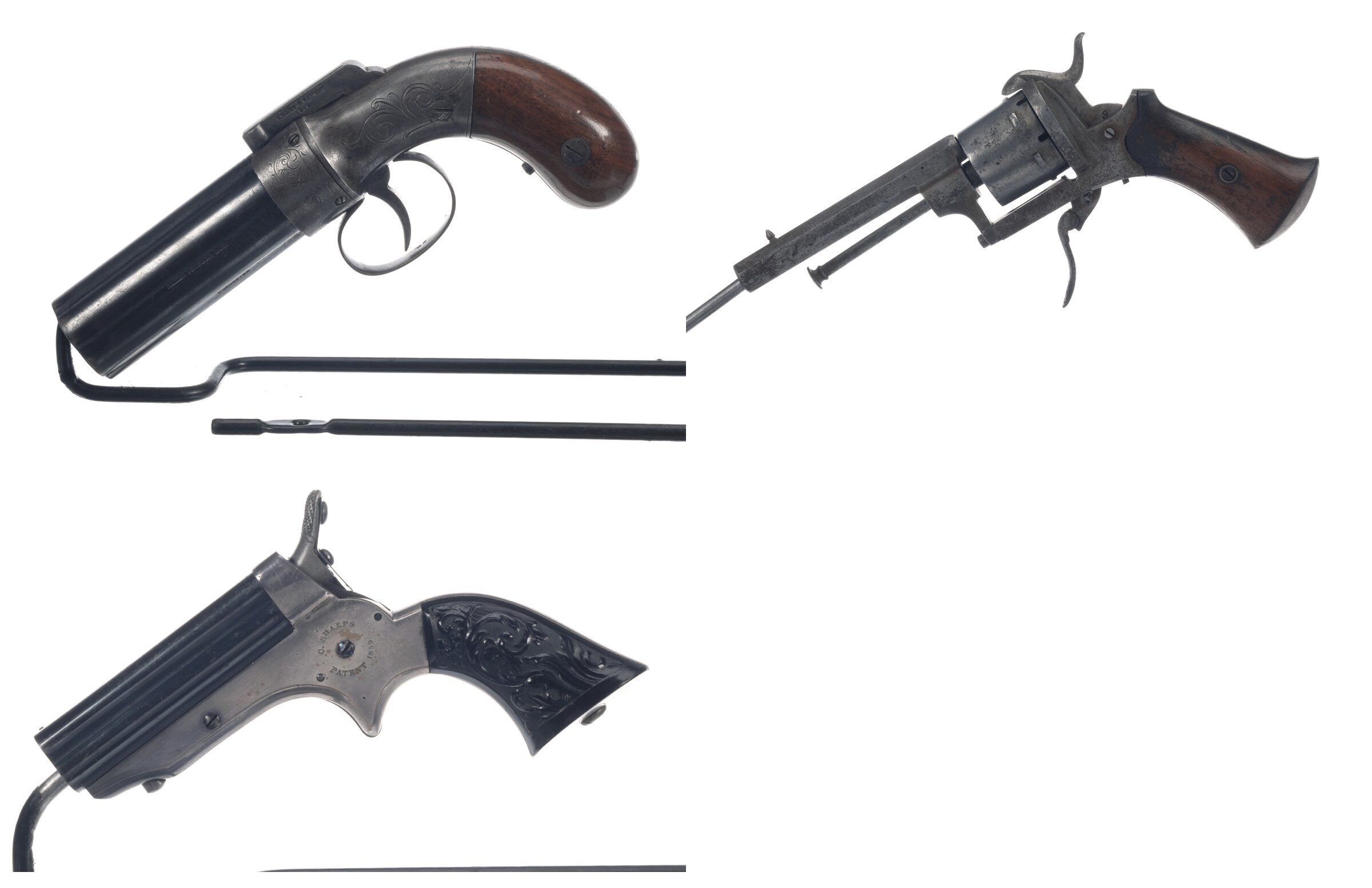 Three Antique Pocket Type Handguns Rock Island Auction three-antique-pocket-type-handguns-rock-island-auction