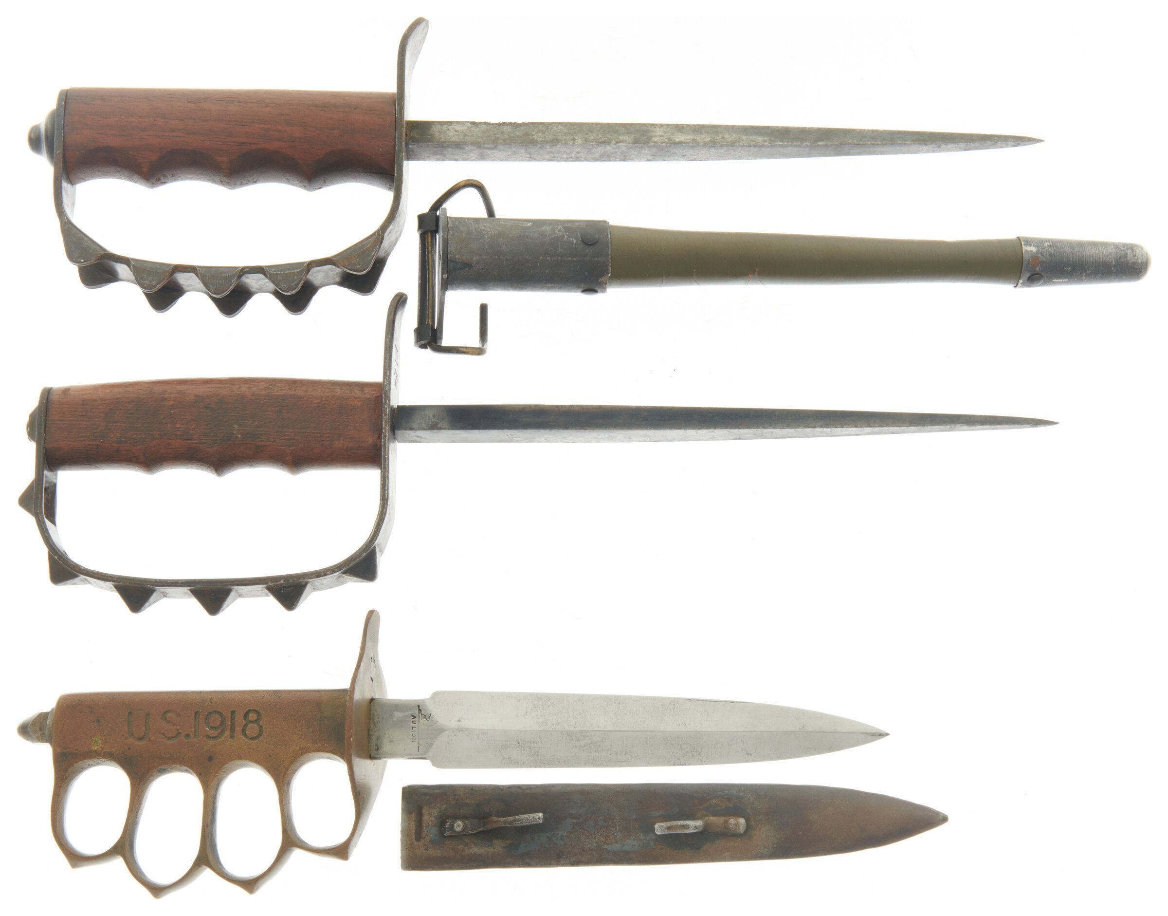 Three World War I U.S. Trench Knives | Rock Island Auction