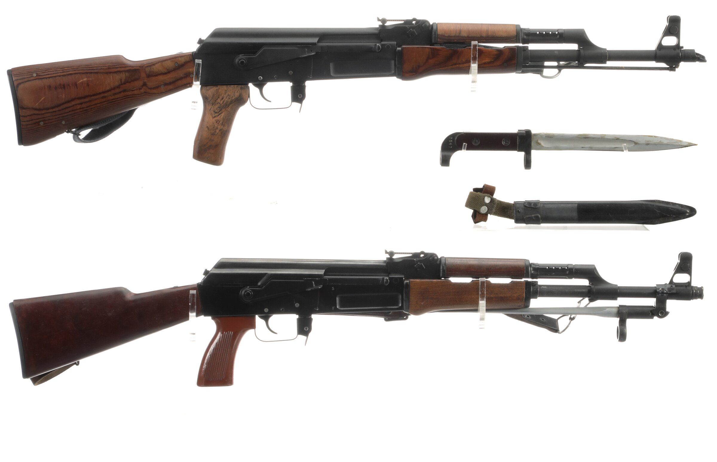 Two Arsenal Inc. SA93 Semi-Automatic Rifles with Bayonets | Rock Island ...