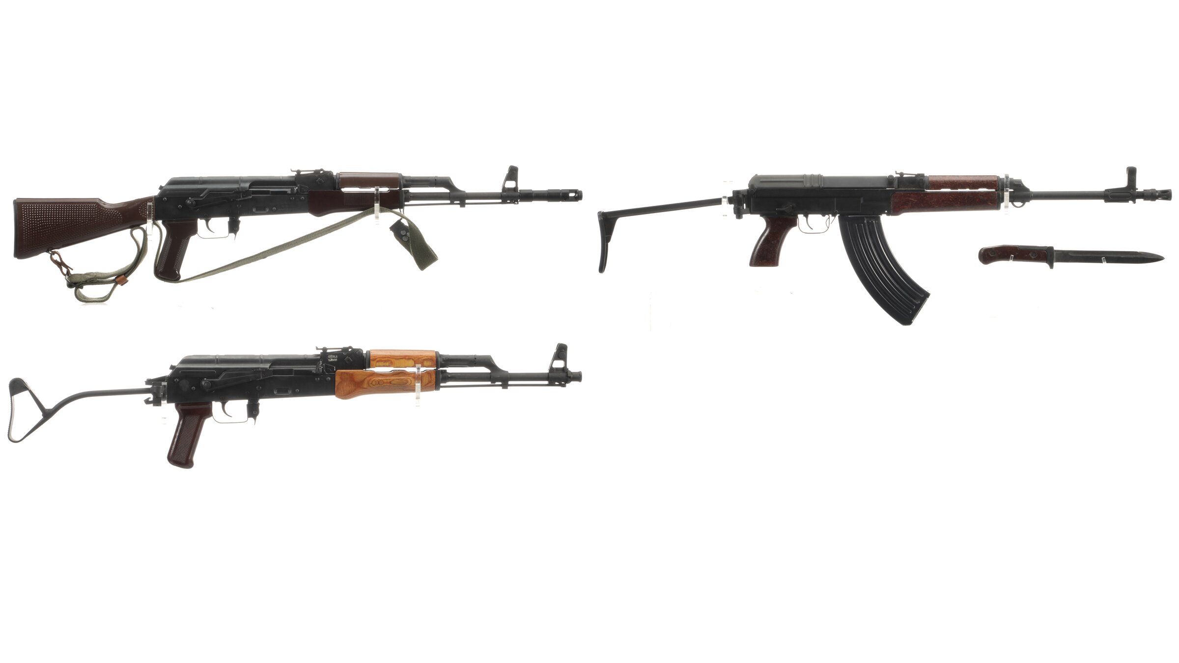 Three AK Pattern Semi-Automatic Rifles | Rock Island Auction