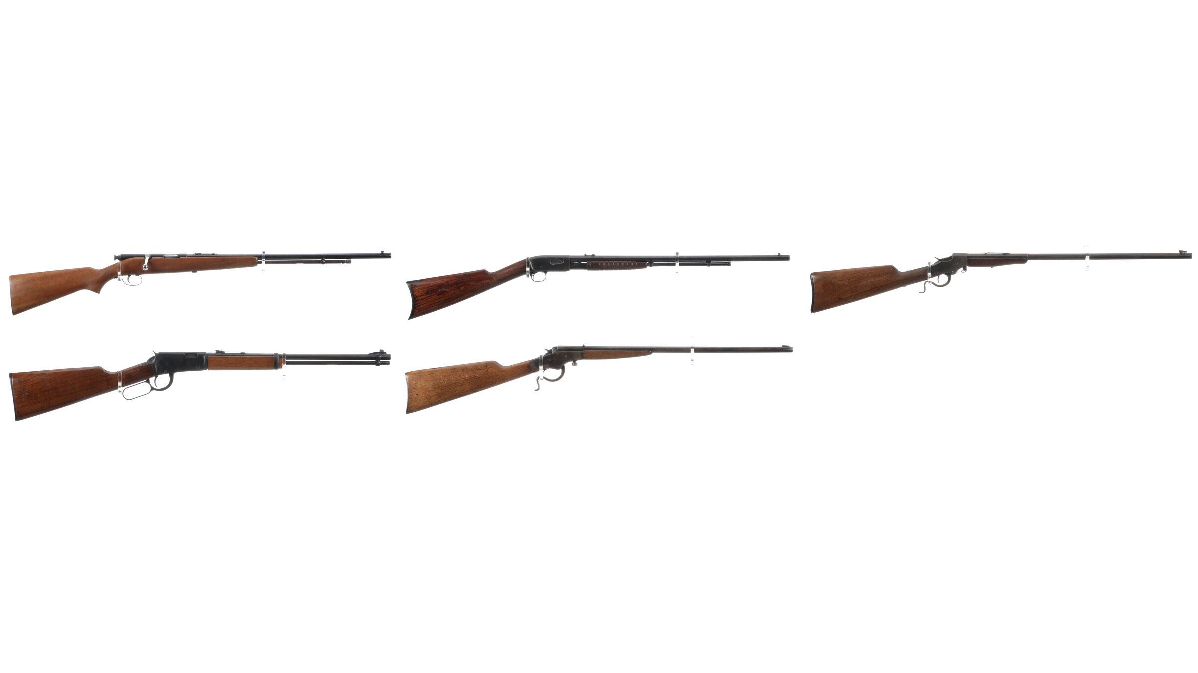 Five Rimfire Long Guns Rock Island Auction