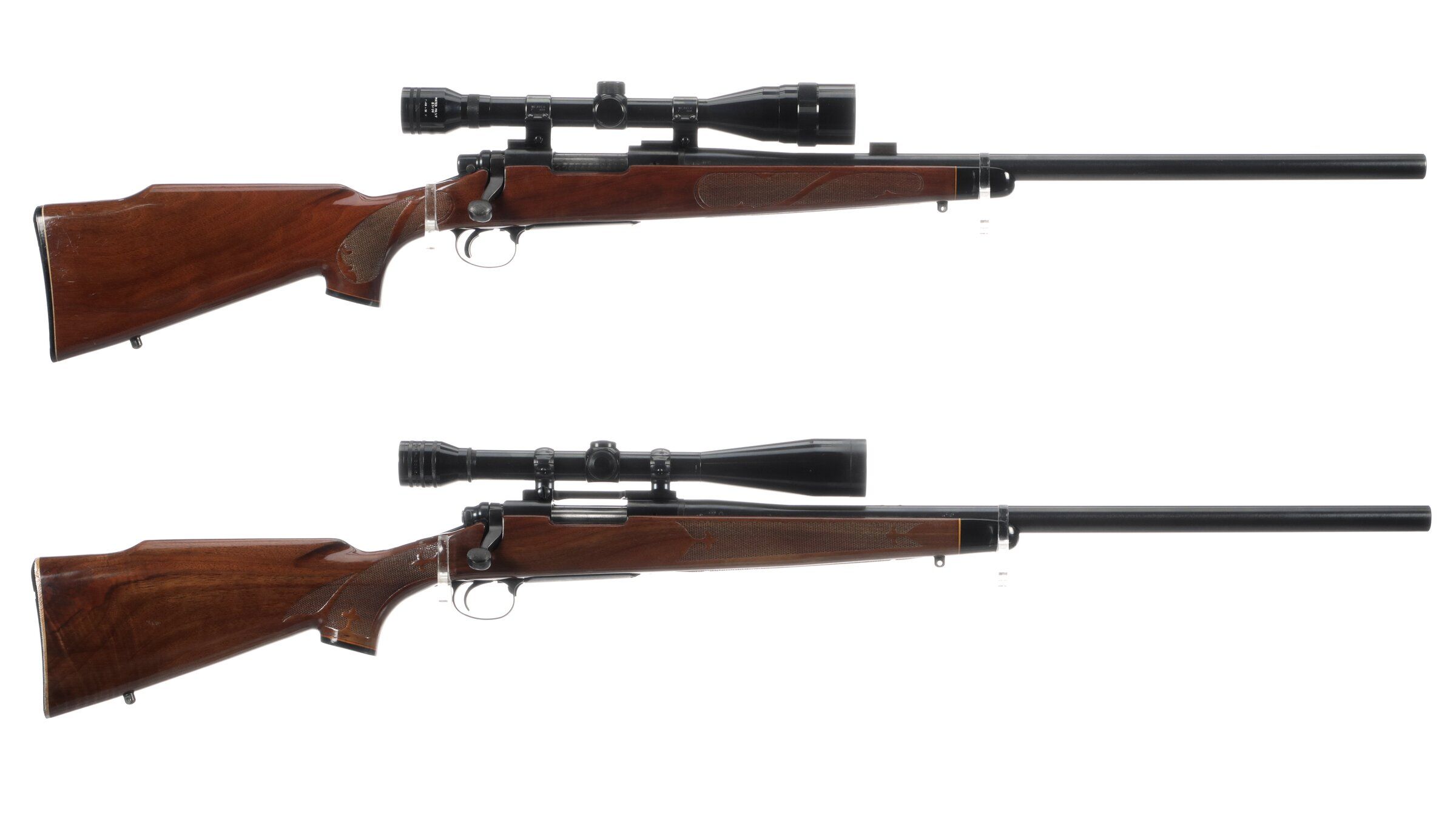 Two Remington Model 700 Bolt Action Rifles with Scopes | Rock Island ...