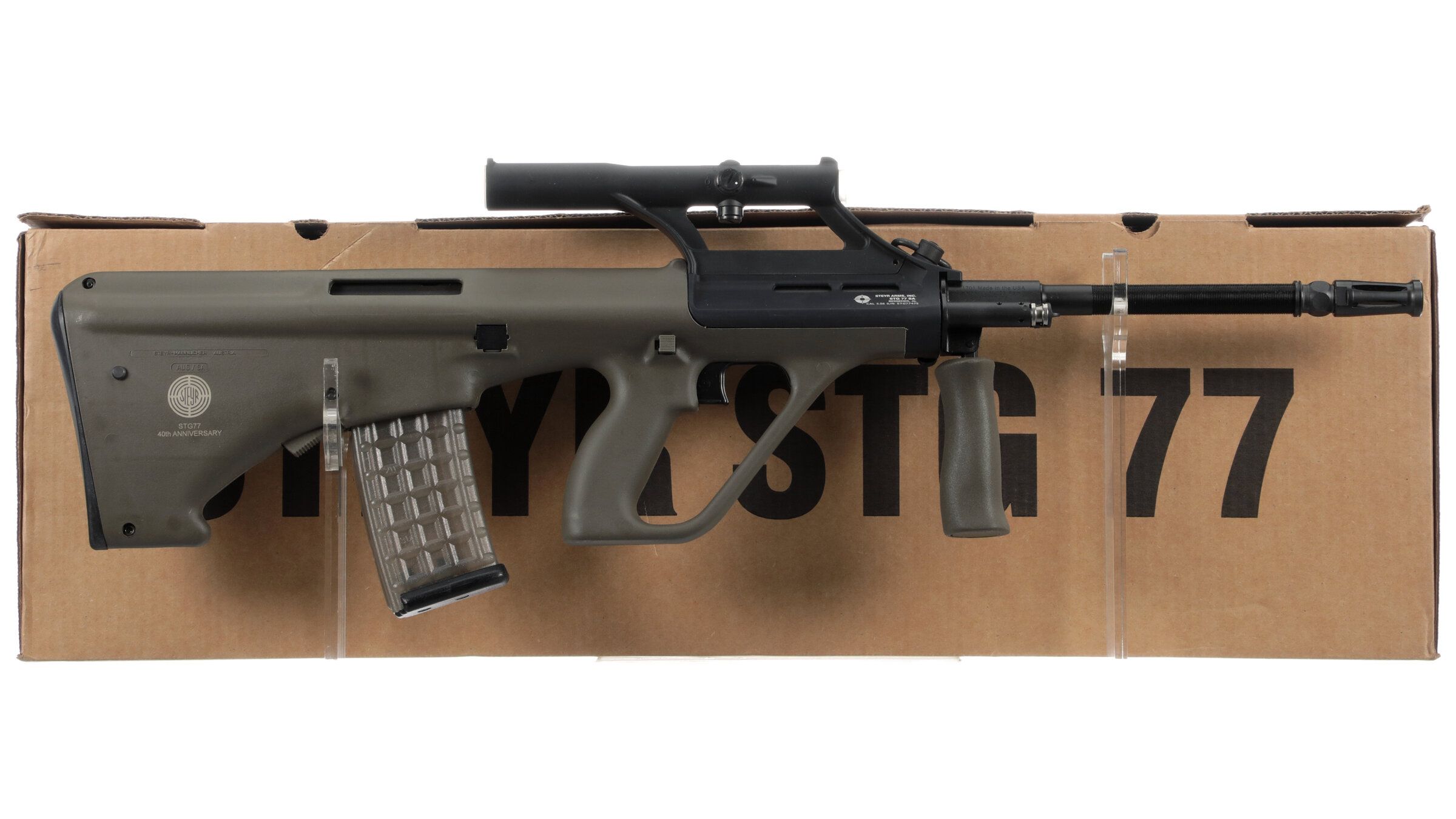 ステアーaug Steyr Aug STG 77 1.5X Scope Install Steps and Review - YouTube