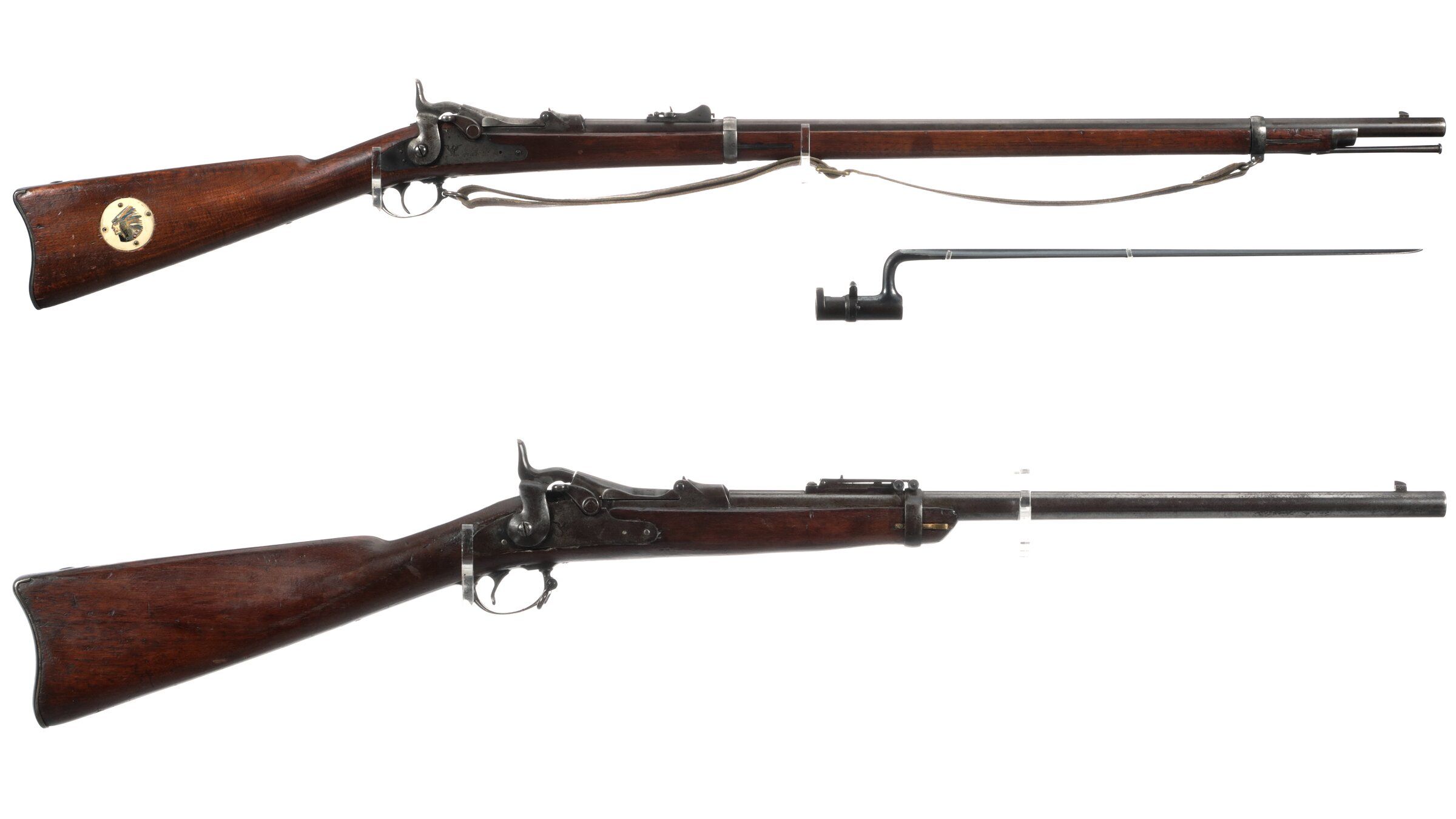 two-u-s-springfield-trapdoor-rifles-rock-island-auction