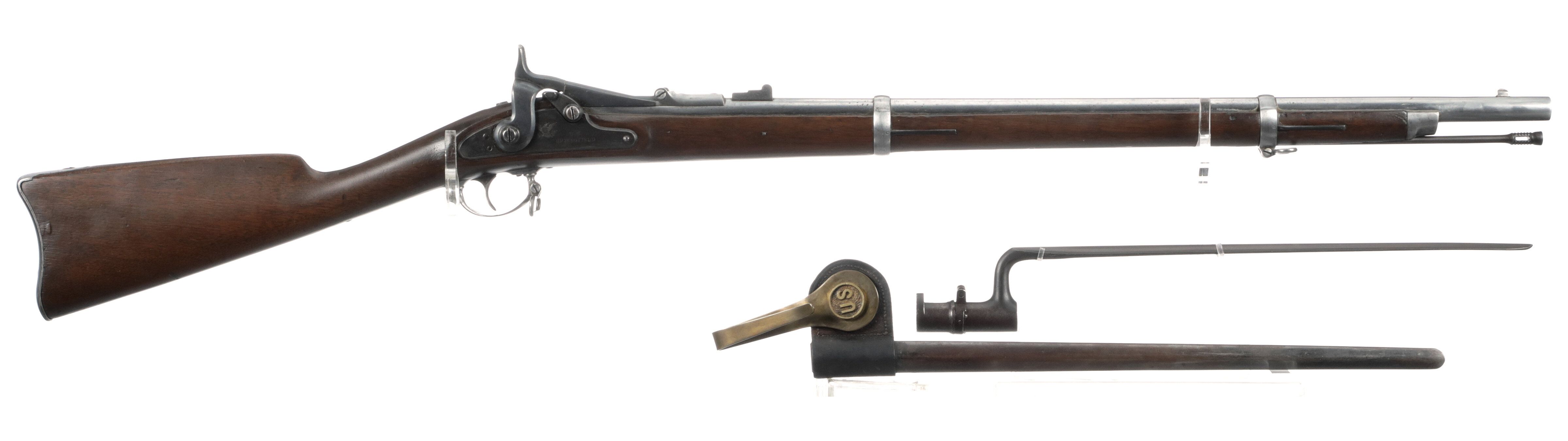 Springfield Model 1866 Second Allin Conversion Cadet Style Rifle