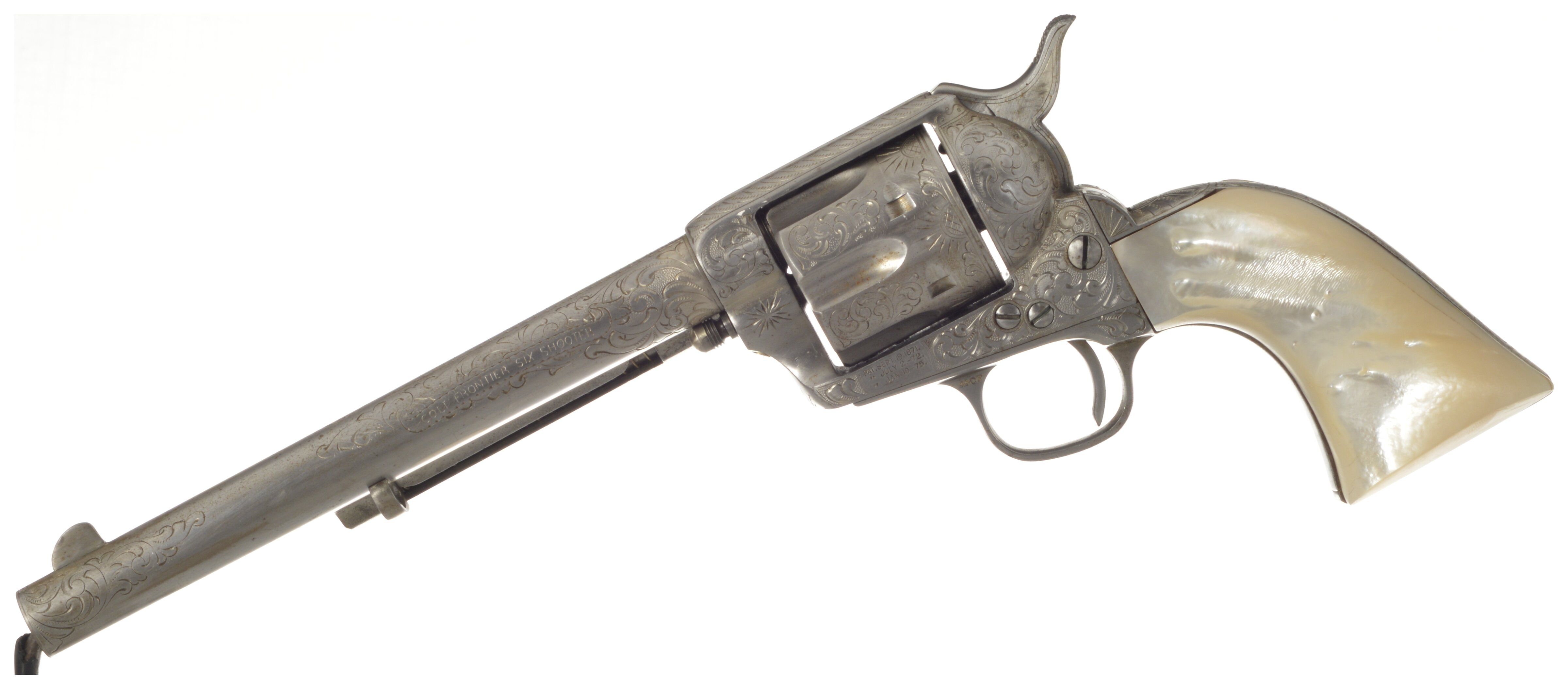 Engraved Colt First Generation Frontier Six Shooter Rock Island Auction