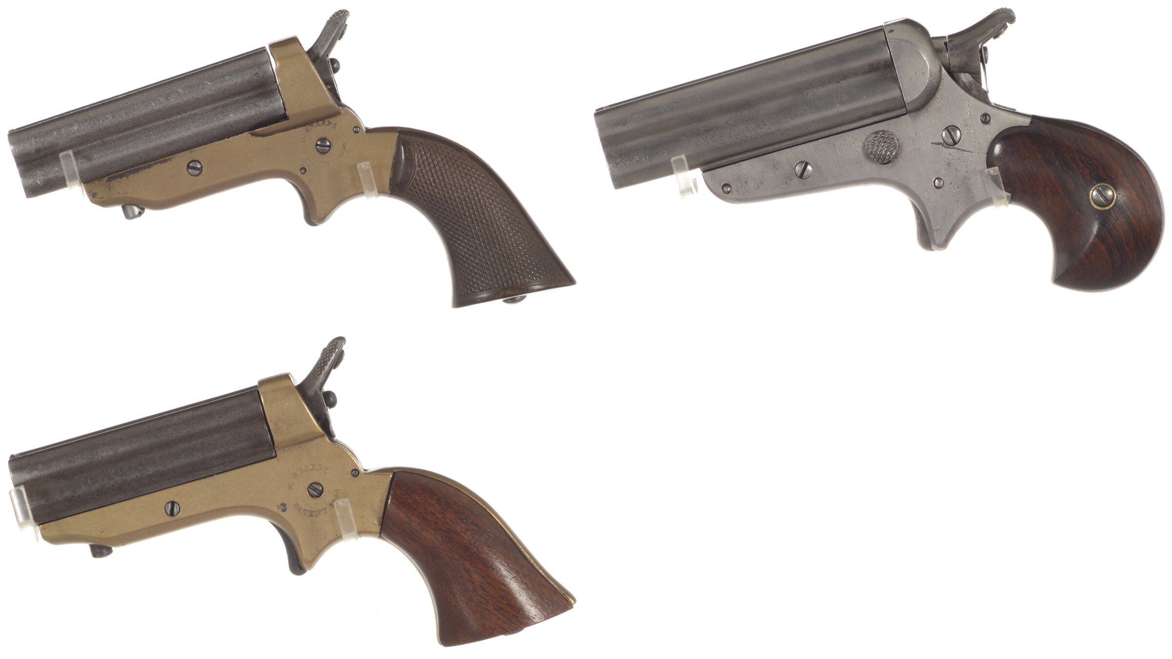 Three Sharps Pepperbox Pistols Rock Island Auction
