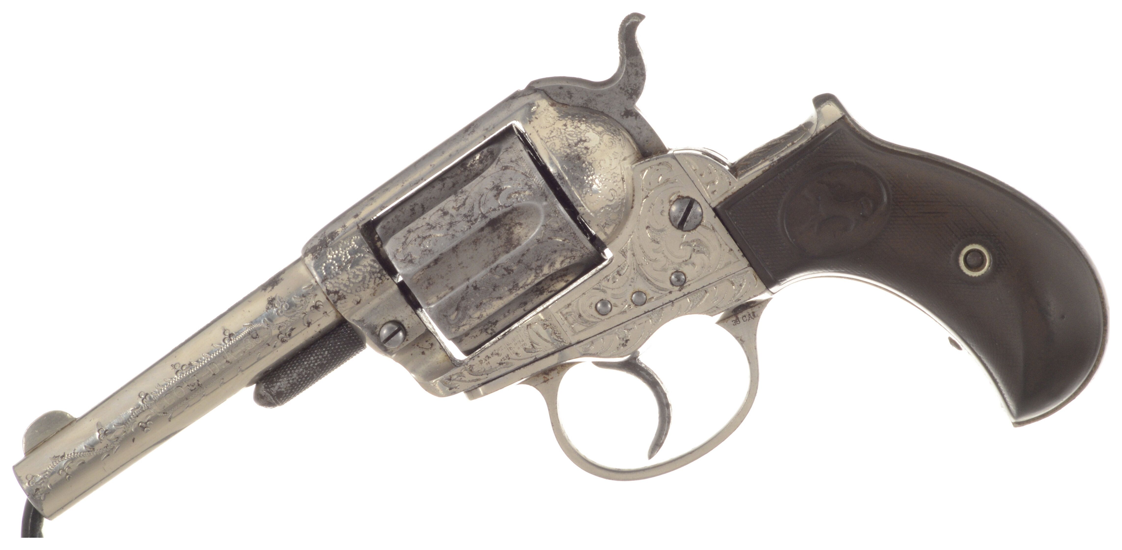 Colt Model 1877 Lightning Revolver Inscribed 