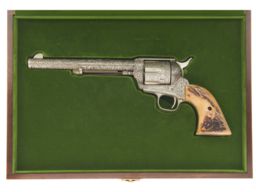 John Adams Jr. Signed and Engraved Colt SAA Revolver | Rock Island Auction