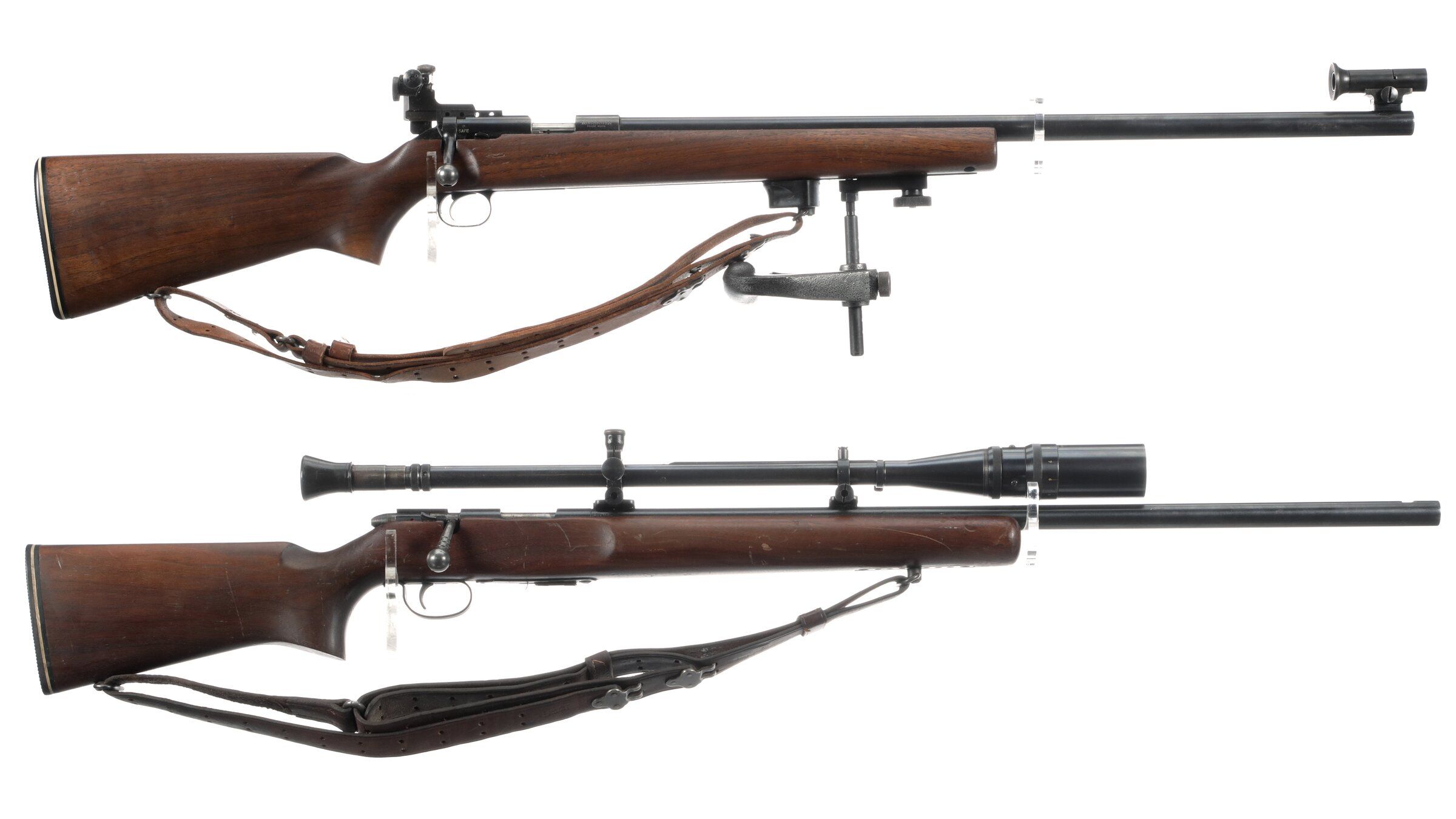 Two U.S. Marked Bolt Action Small Bore Target Rifles Rock Island Auction