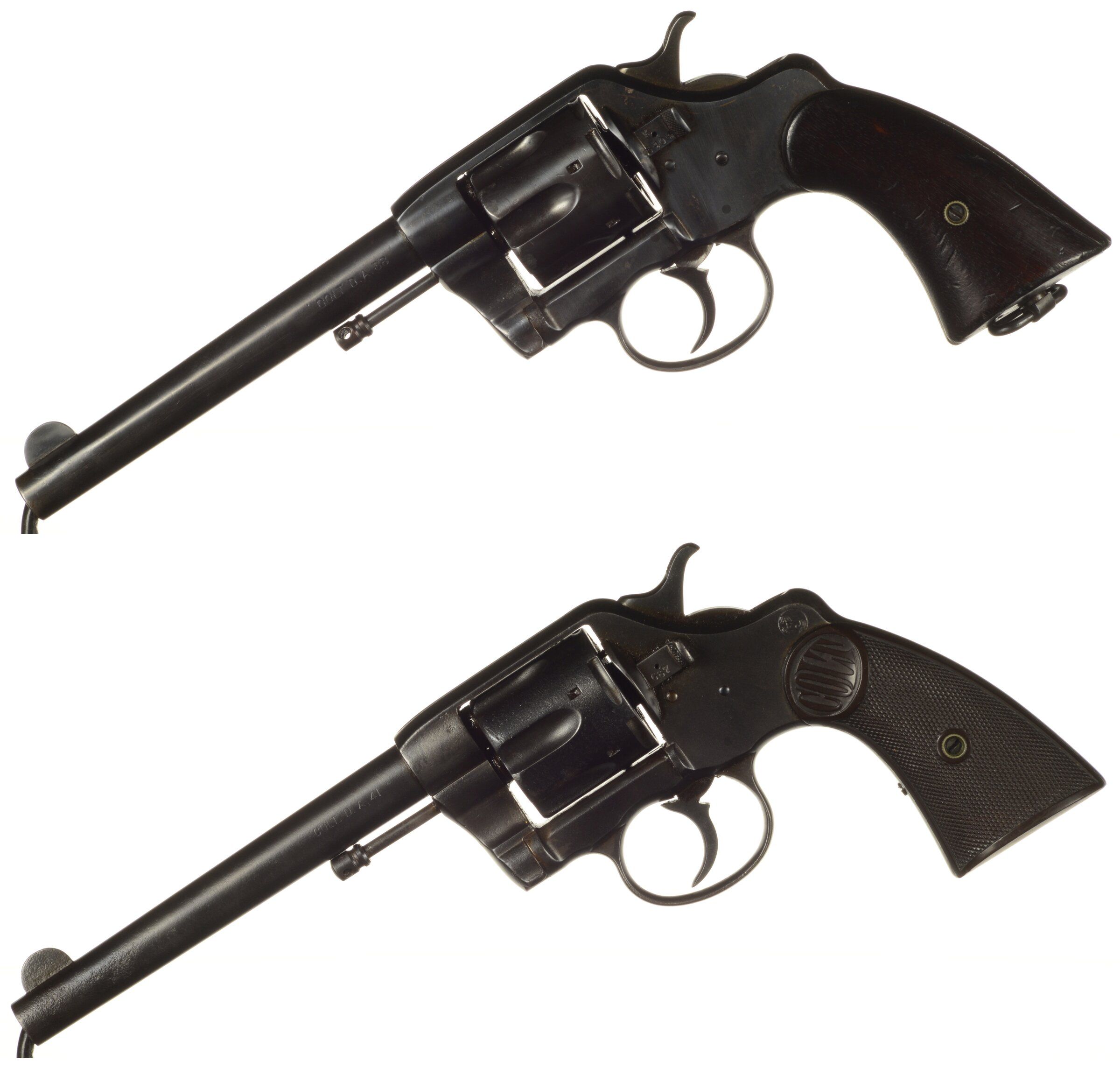 Two Antique Colt Double Action Revolvers Rock Island Auction
