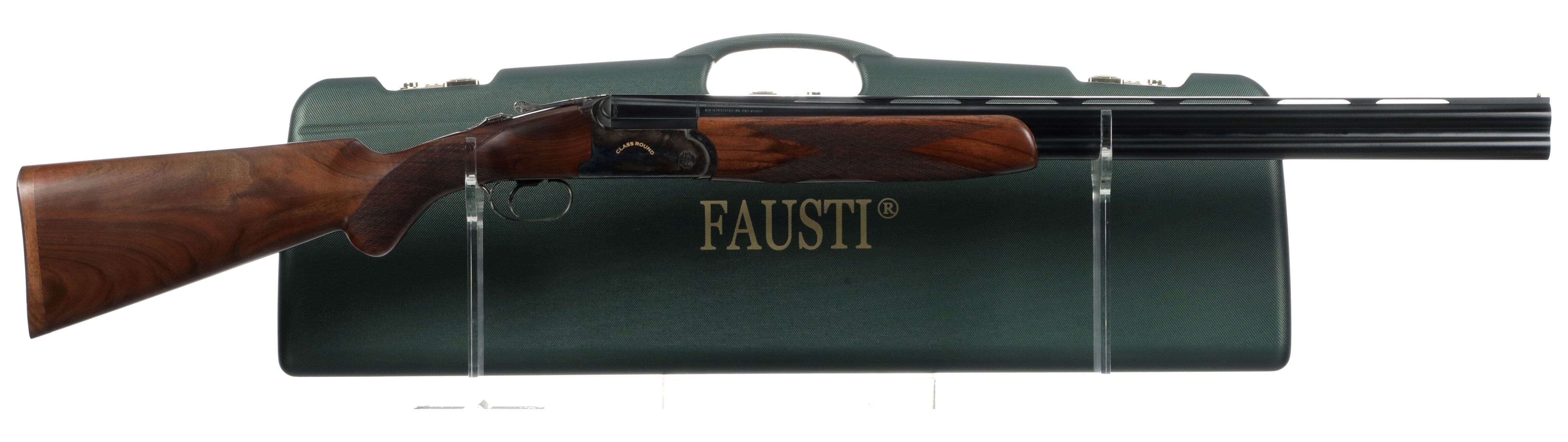 Factory Gold Inlaid Fausti Class Round Over/Under Shotgun | Rock Island ...