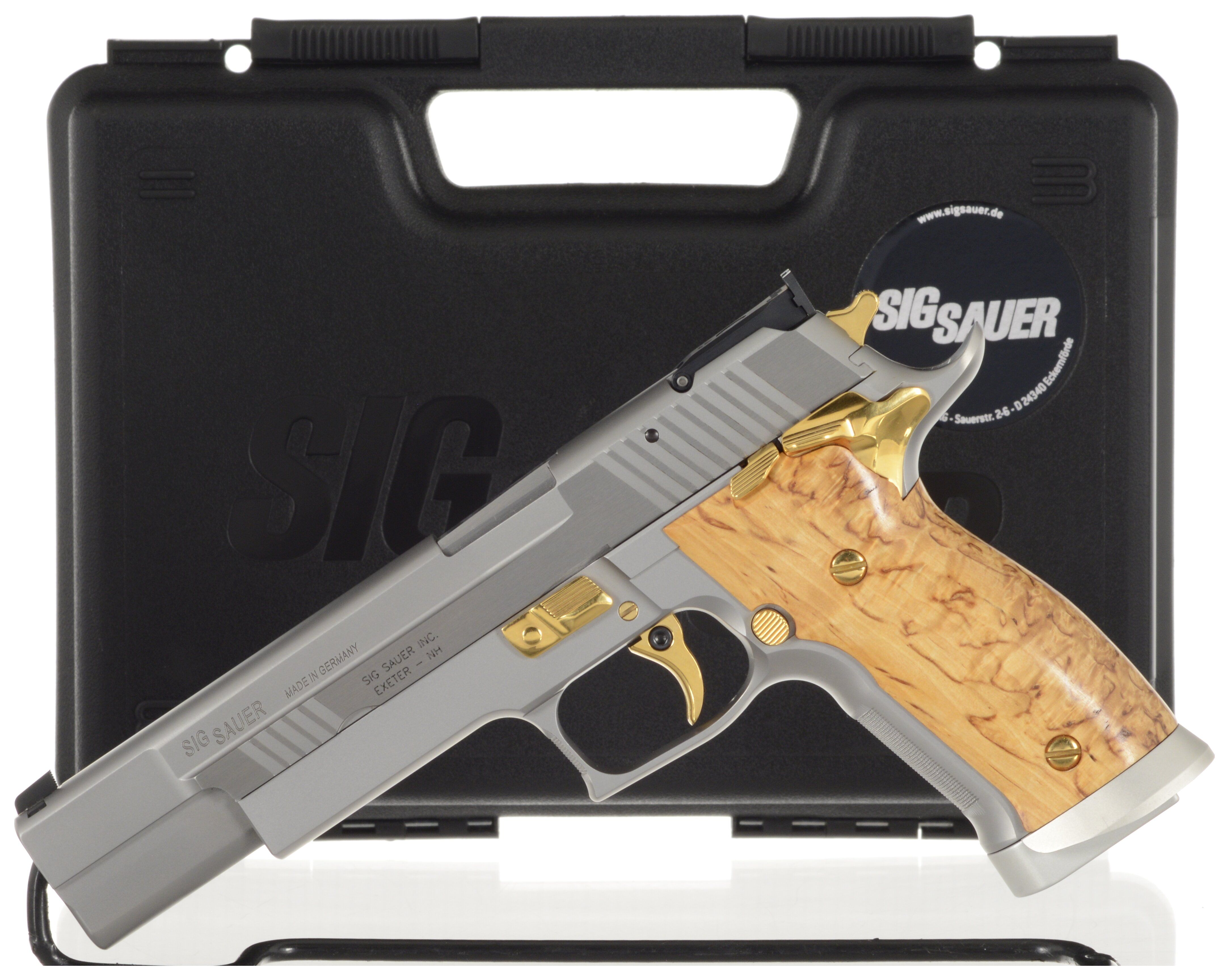 SIG Sauer Model P226 S Semi-Automatic Pistol with Box and Case