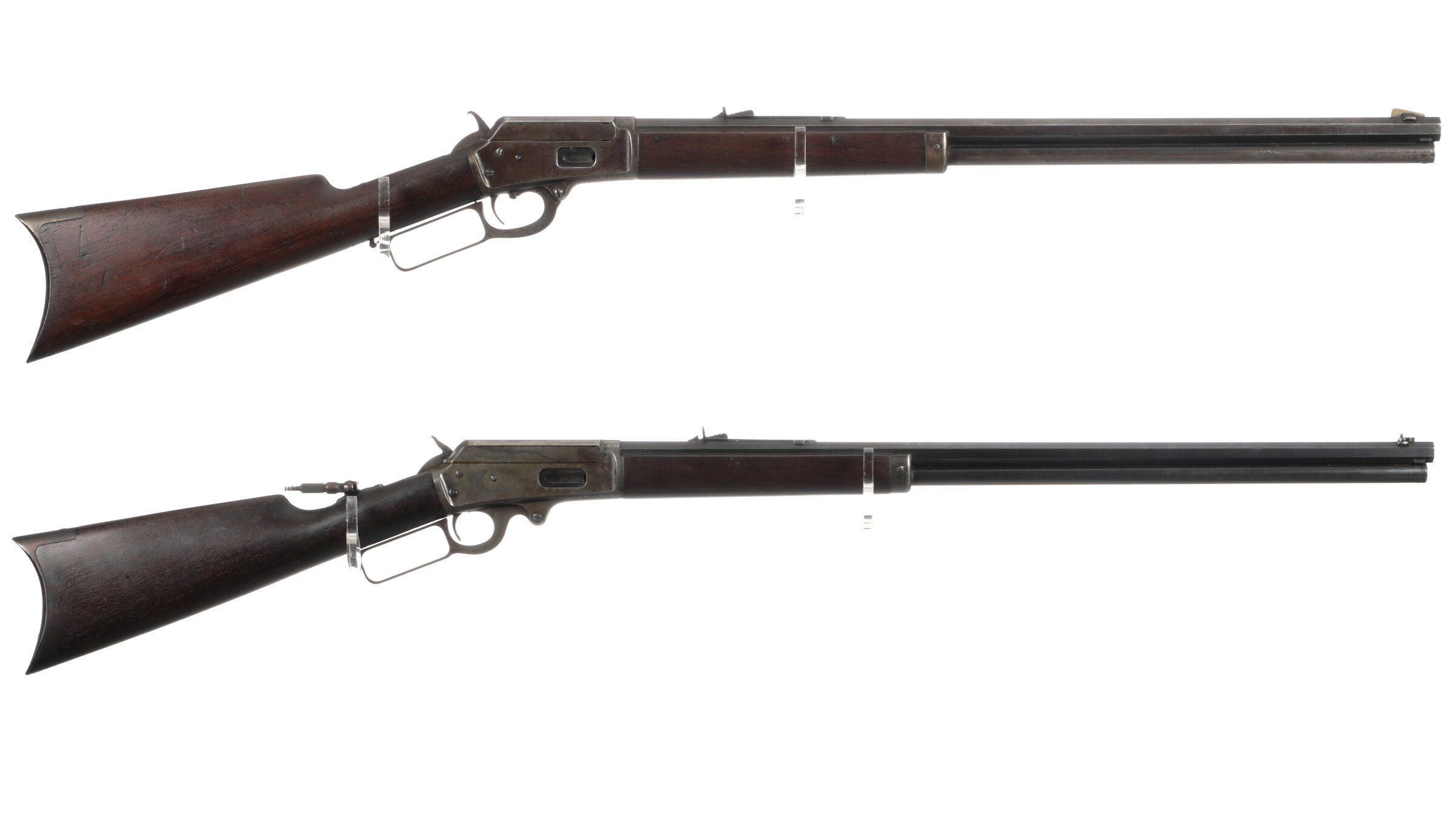 Two Antique Marlin Lever Action Rifles | Rock Island Auction