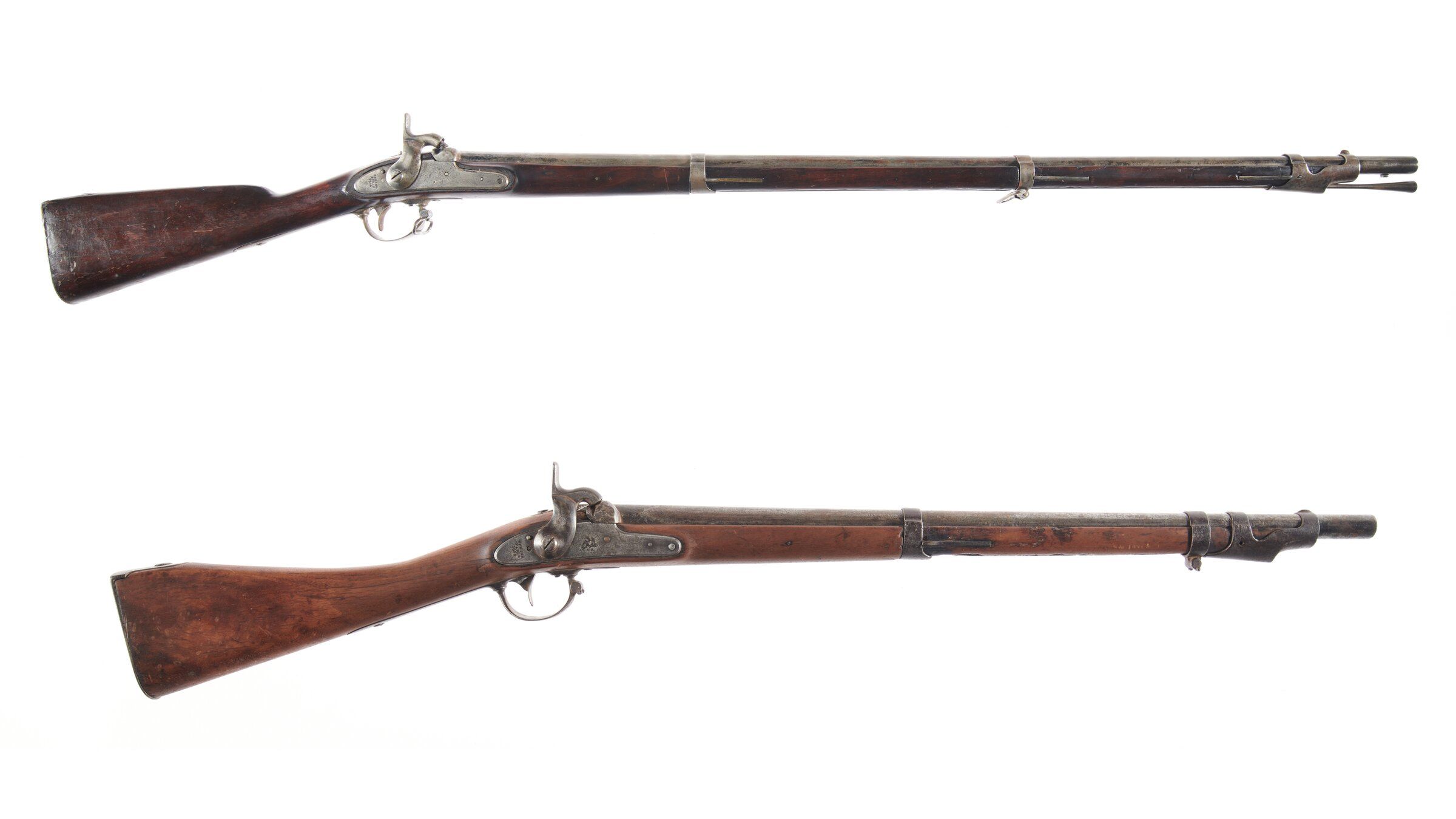 Two U.S. Springfield Model 1842 Percussion Muskets | Rock Island Auction