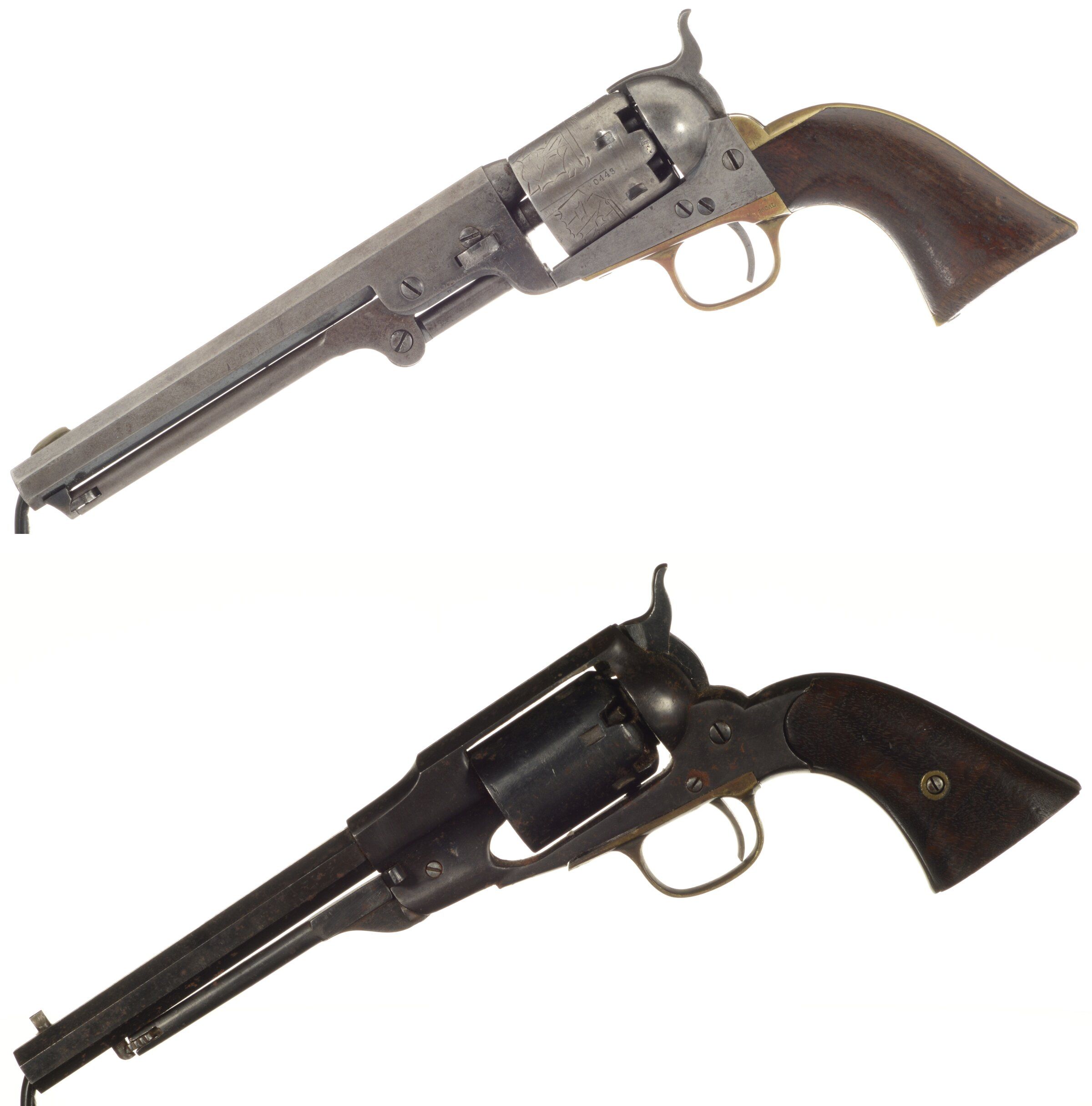 Two Antique Percussion Revolvers | Rock Island Auction