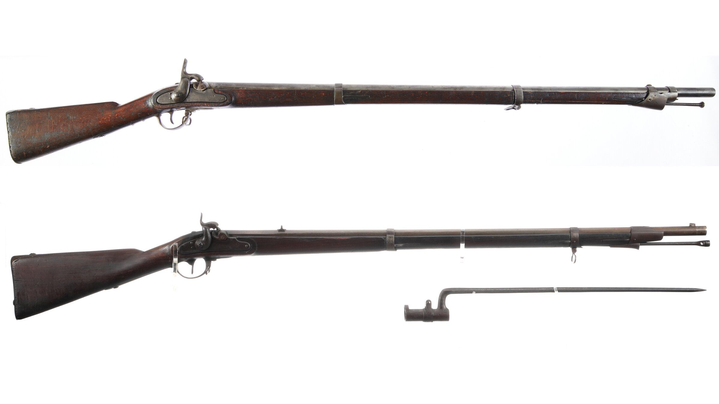 Two Civil War Era Austrian Percussion Long Guns Rock Island Auction