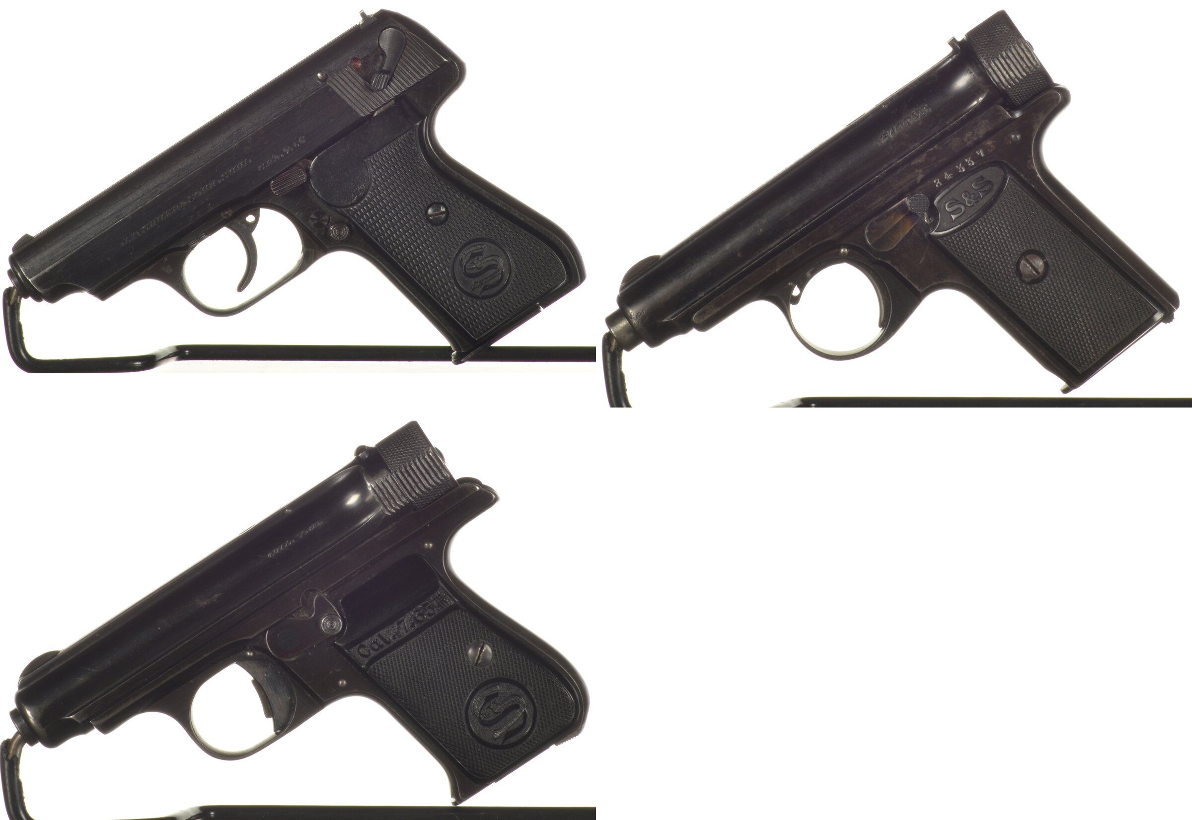Three German Sauer Sohn Semi Automatic Pistols Rock Island Auction three-german-sauer-sohn-semi-automatic-pistols-rock-island-auction