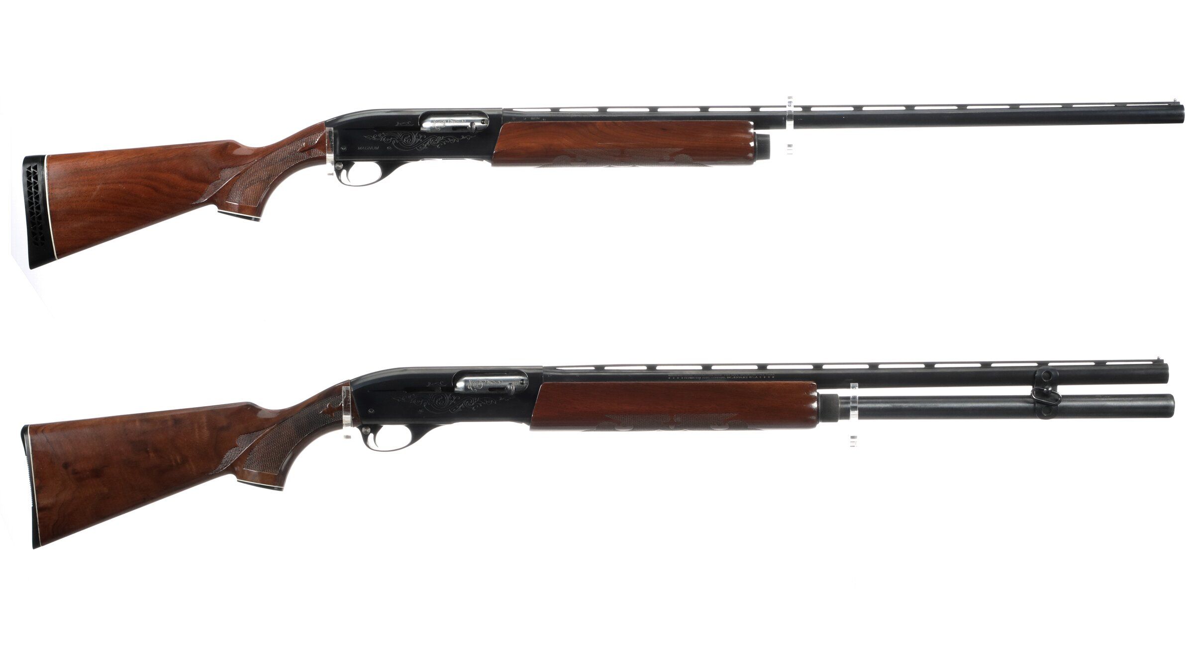 Two Remington Model 1100 Semi-Automatic Shotguns | Rock Island Auction