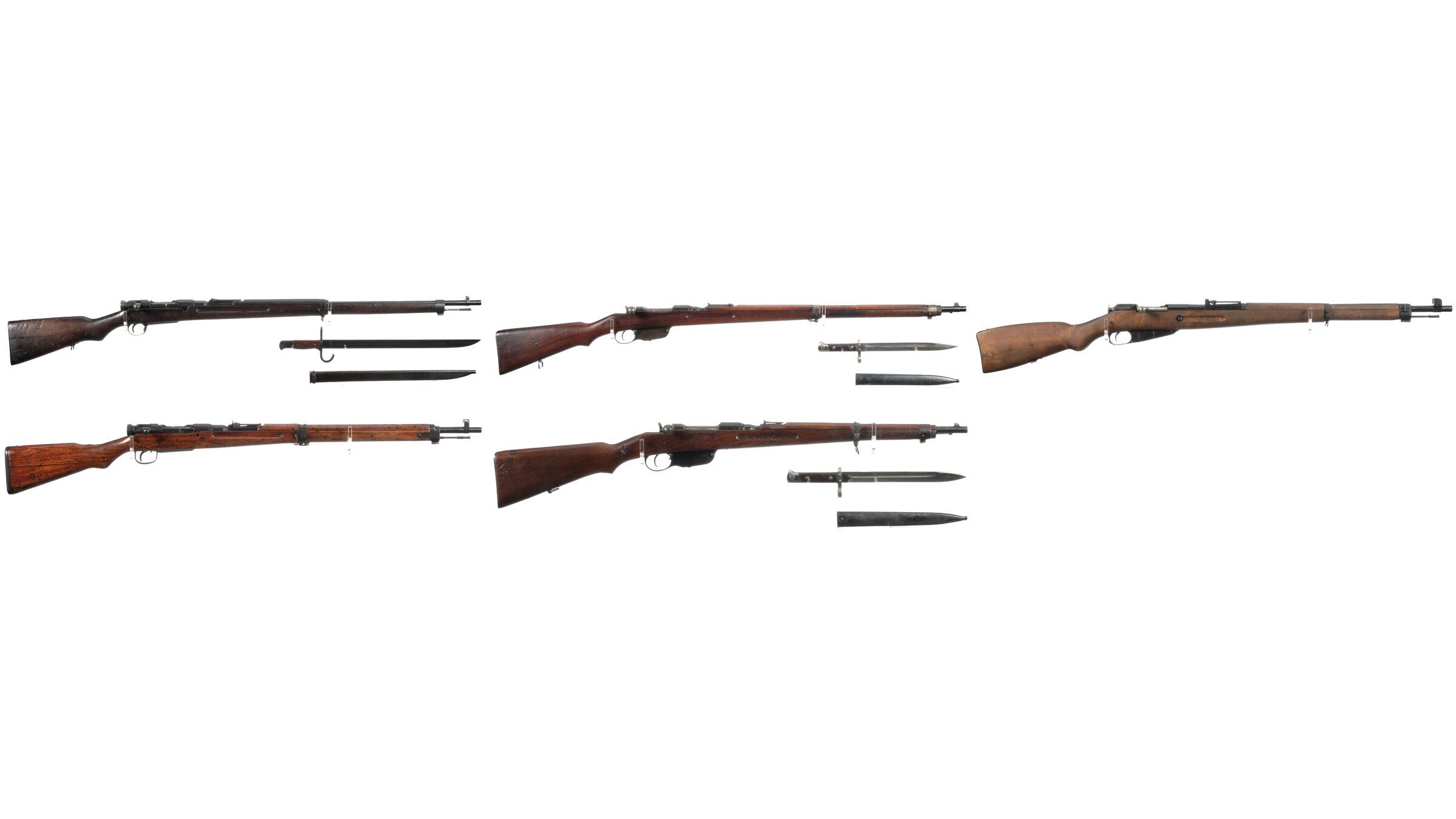 Five Bolt Action Military Long Guns Rock Island Auction