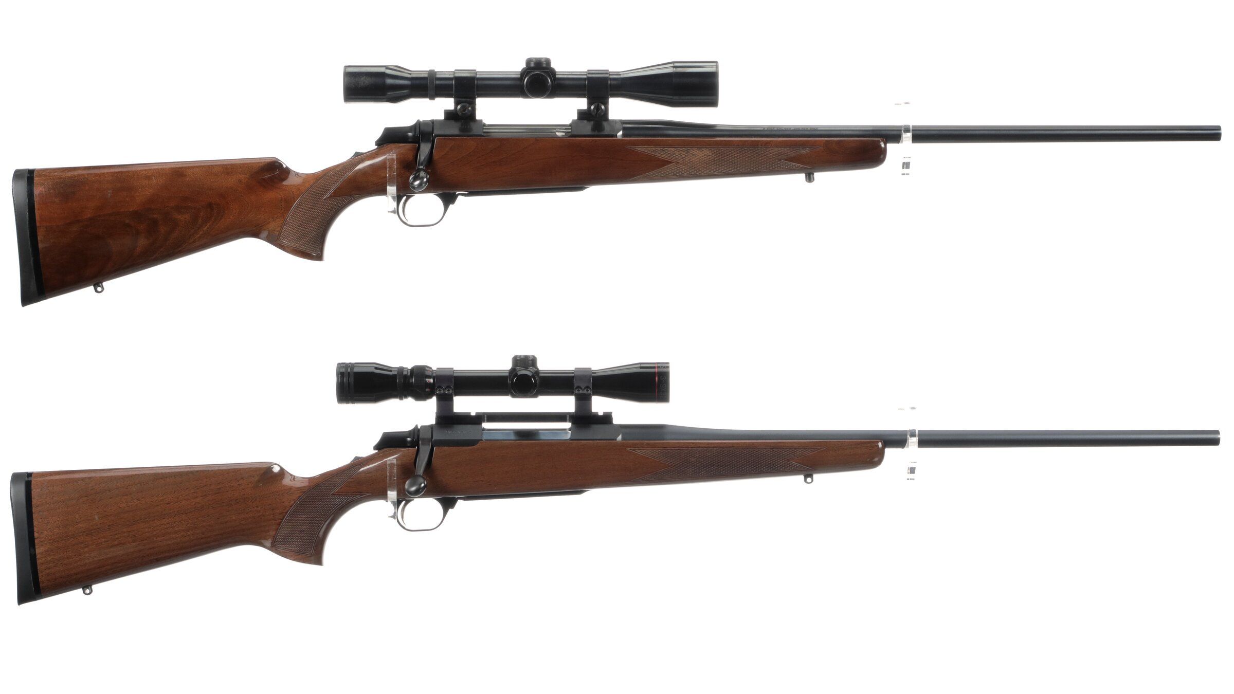 Two Browning A-Bolt Bolt Action Rifles with Scopes | Rock Island Auction