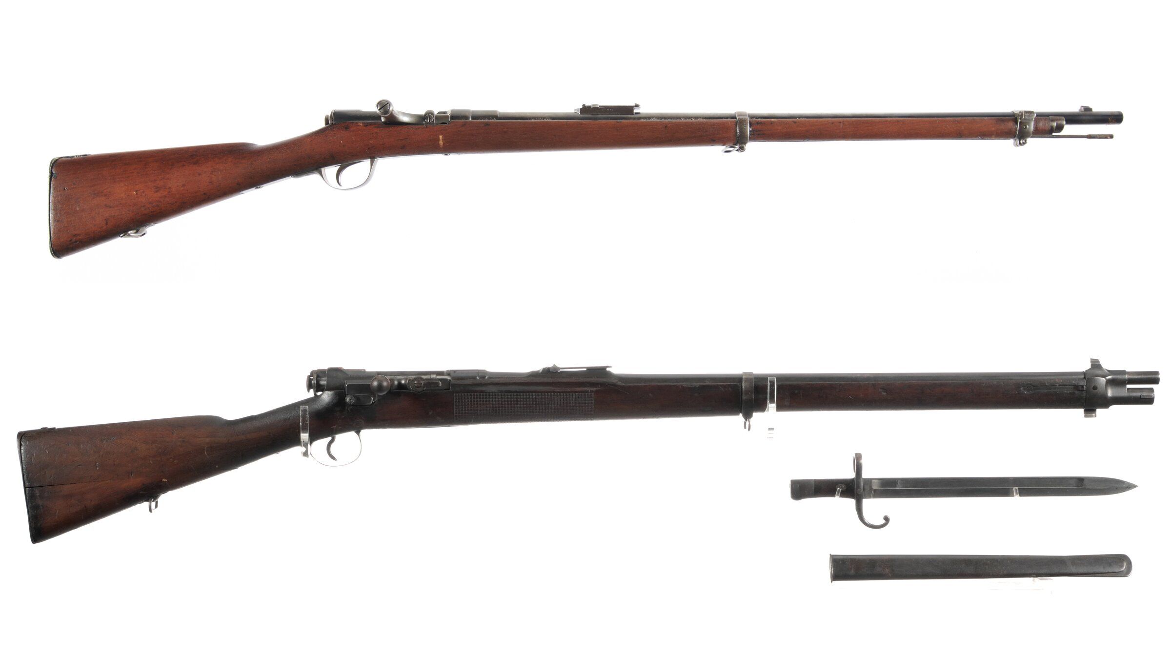 希少！！戦後ライフル Two Antique Imperial Japanese Koishikawa Arsenal Murata Rifles