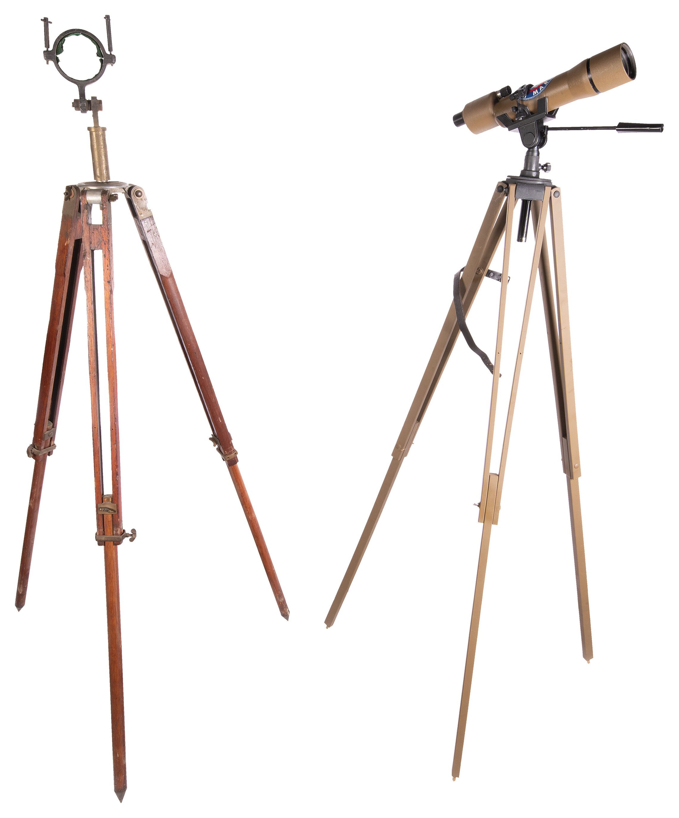 Grouping of Assorted Optics, Tripods, Prints and Accessories Rock