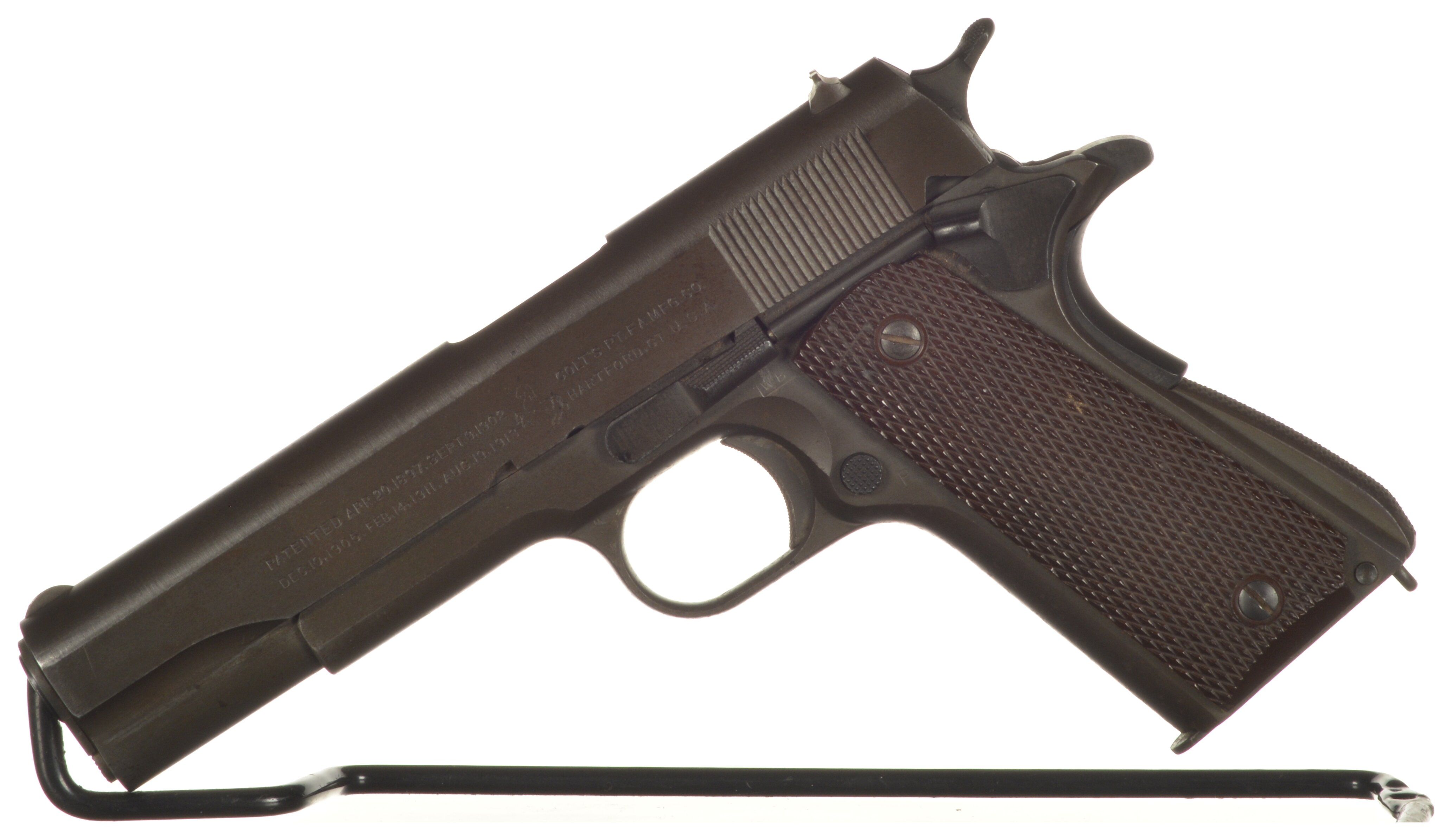 World War Ii Us Colt Model 1911a1 Semi Automatic Pistol Rock Island Auction