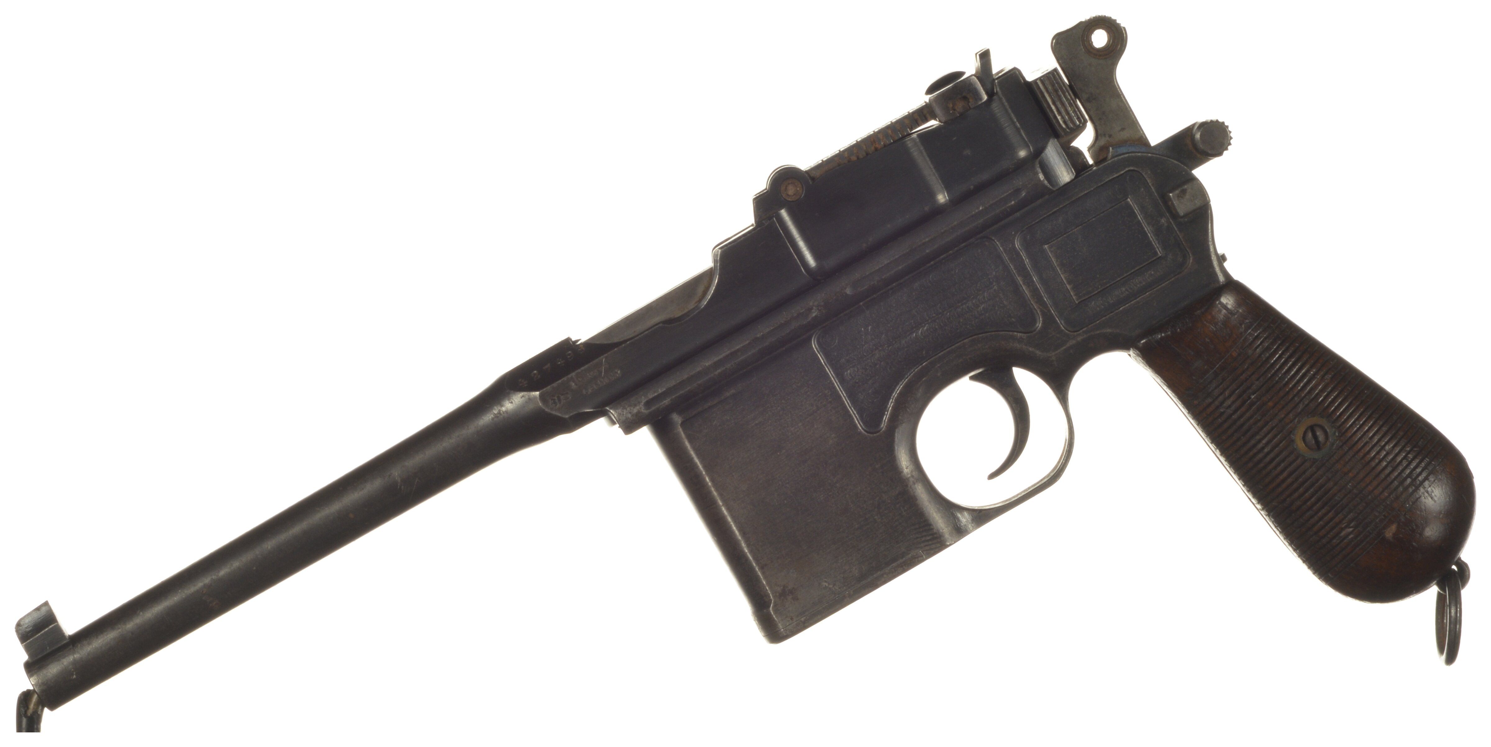 Mauser C96 Broomhandle SemiAutomatic Pistol Rock Island Auction