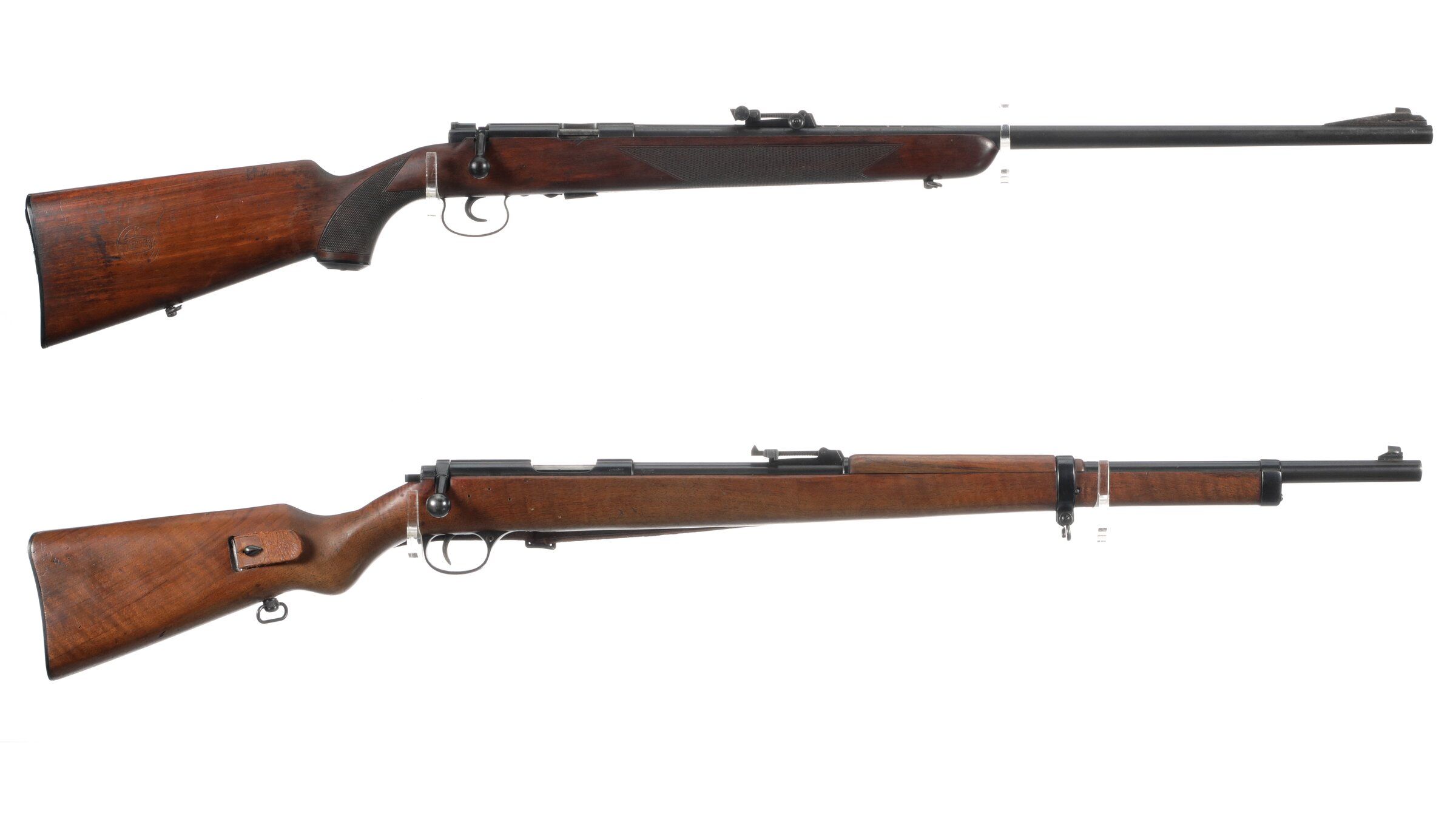 Two German Bolt Action Rimfire Rifles | Rock Island Auction