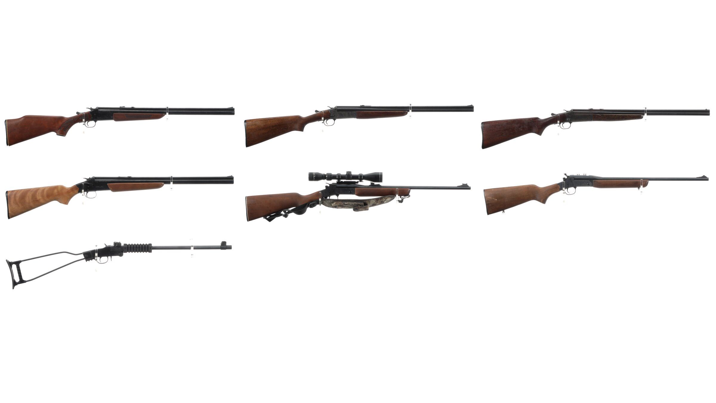 Seven Break Action Long Guns Rock Island Auction