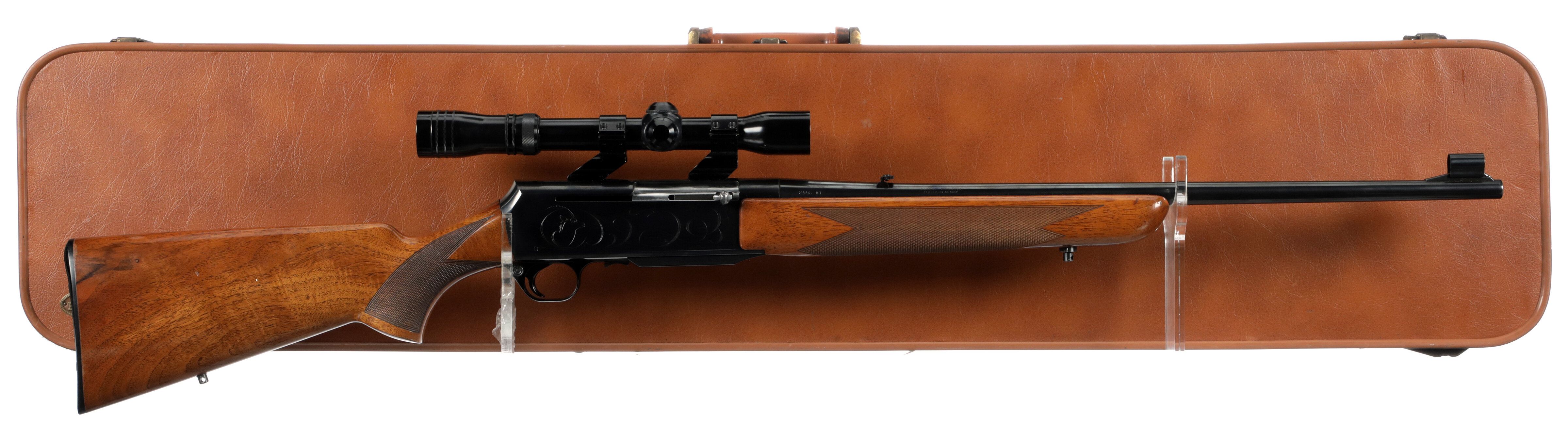 Belgian Browning BAR Grade II Rifle with Scope and Case Rock Island
