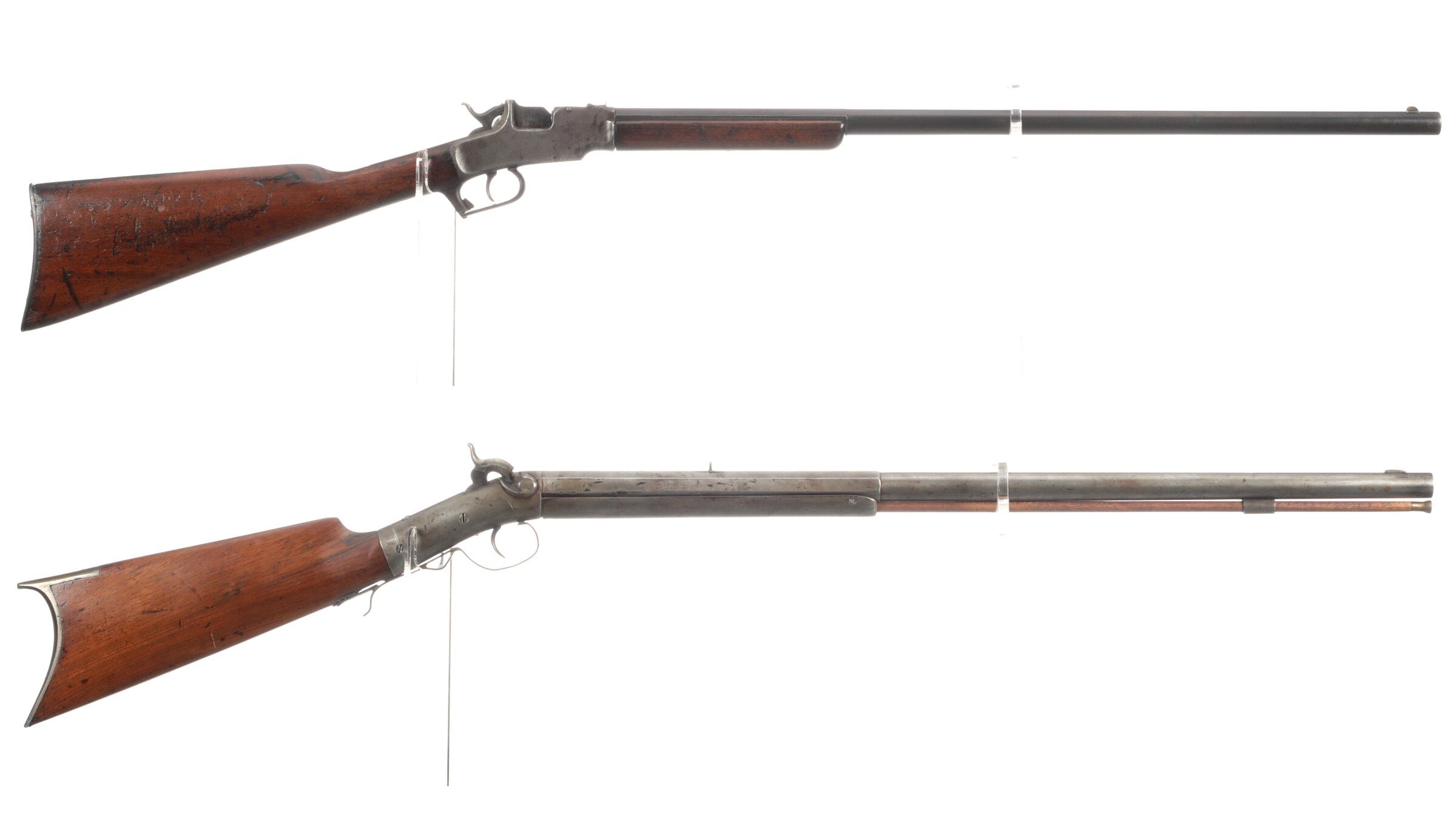 Two Allen & Wheelock Single Shot Rifles | Rock Island Auction