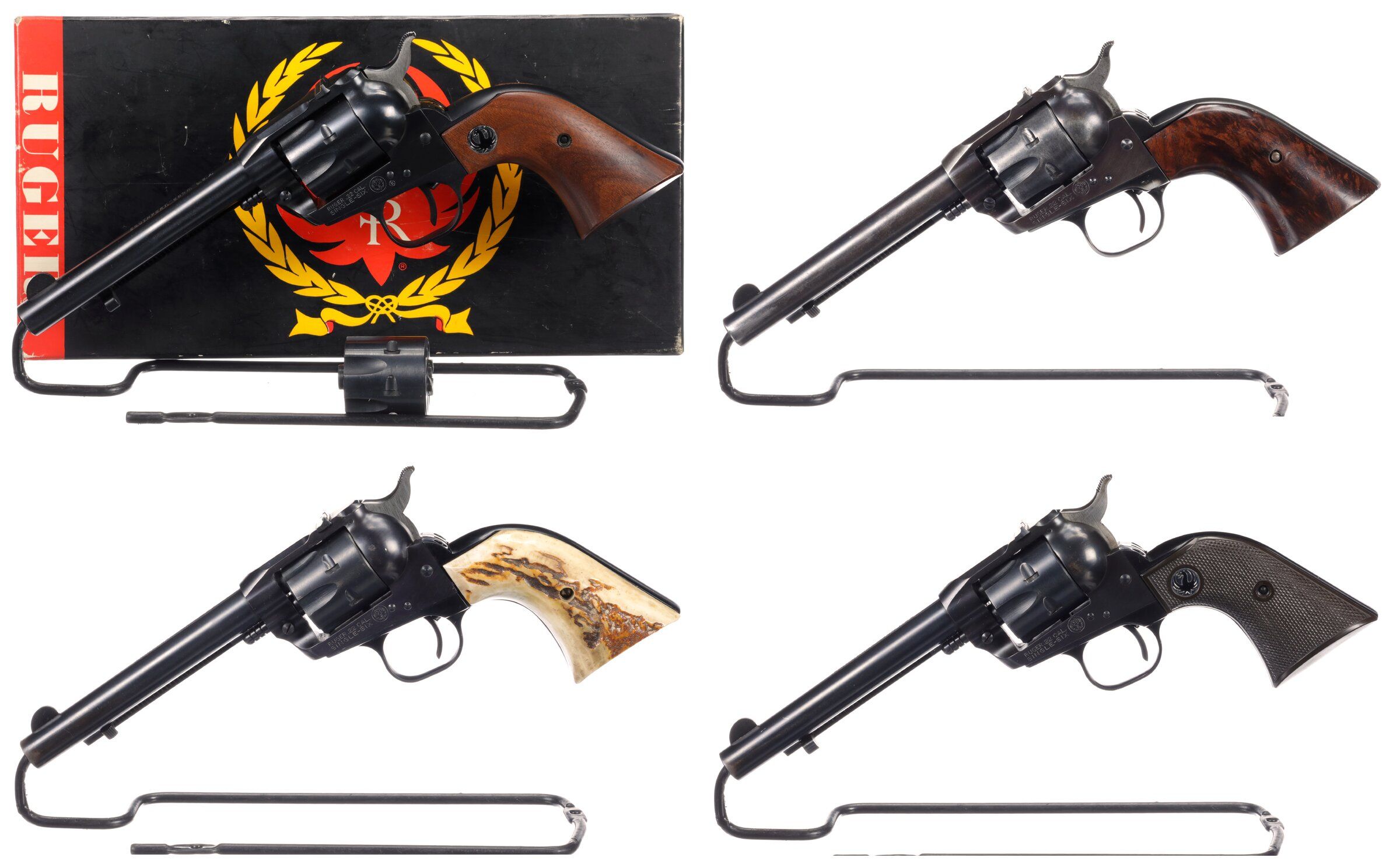 Four Ruger Single Six Single Action Revolvers Rock Island Auction 2570