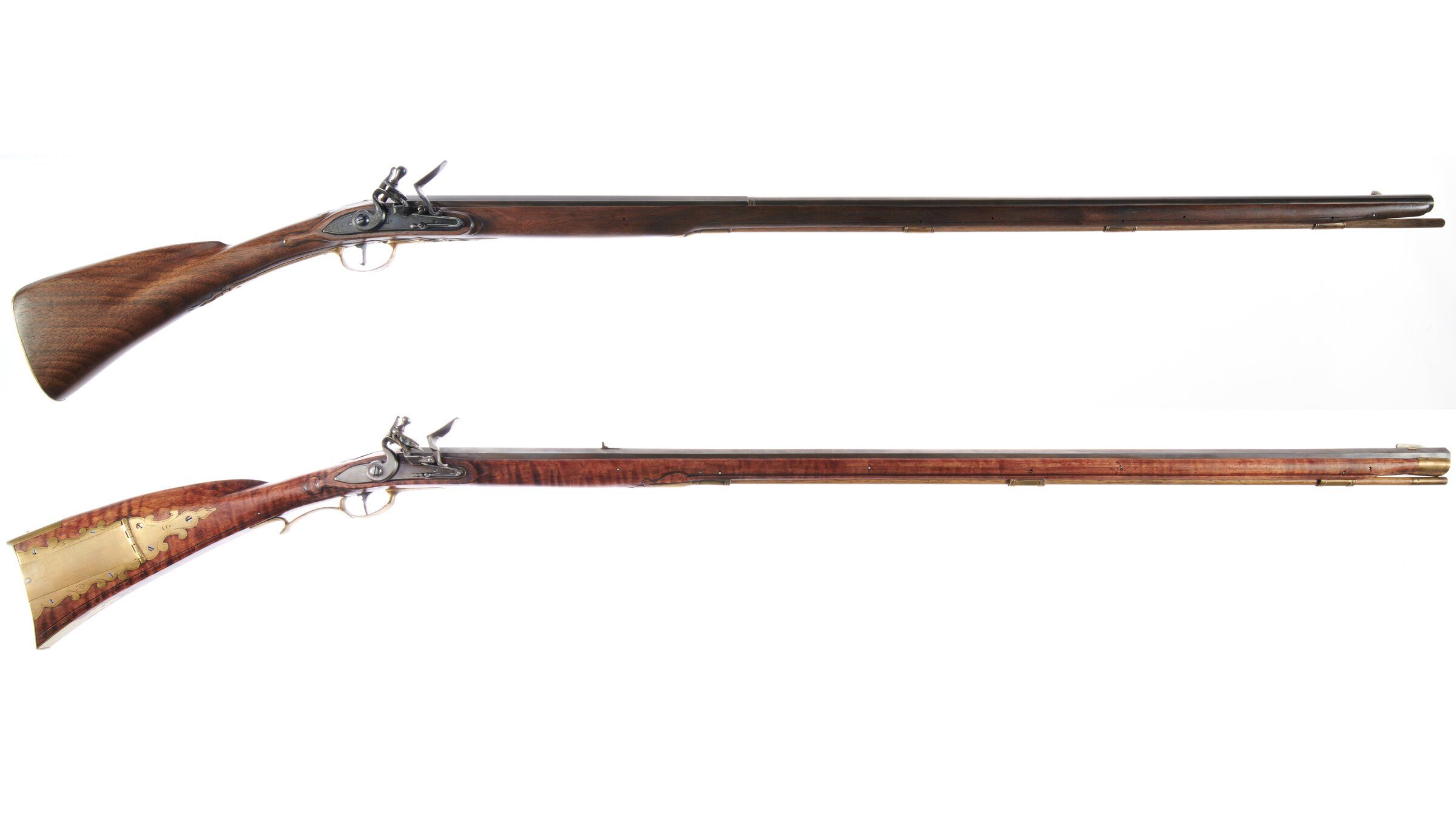 Two J.W. Donelson Contemporary Flintlock American Long Arms Rock Island Auction