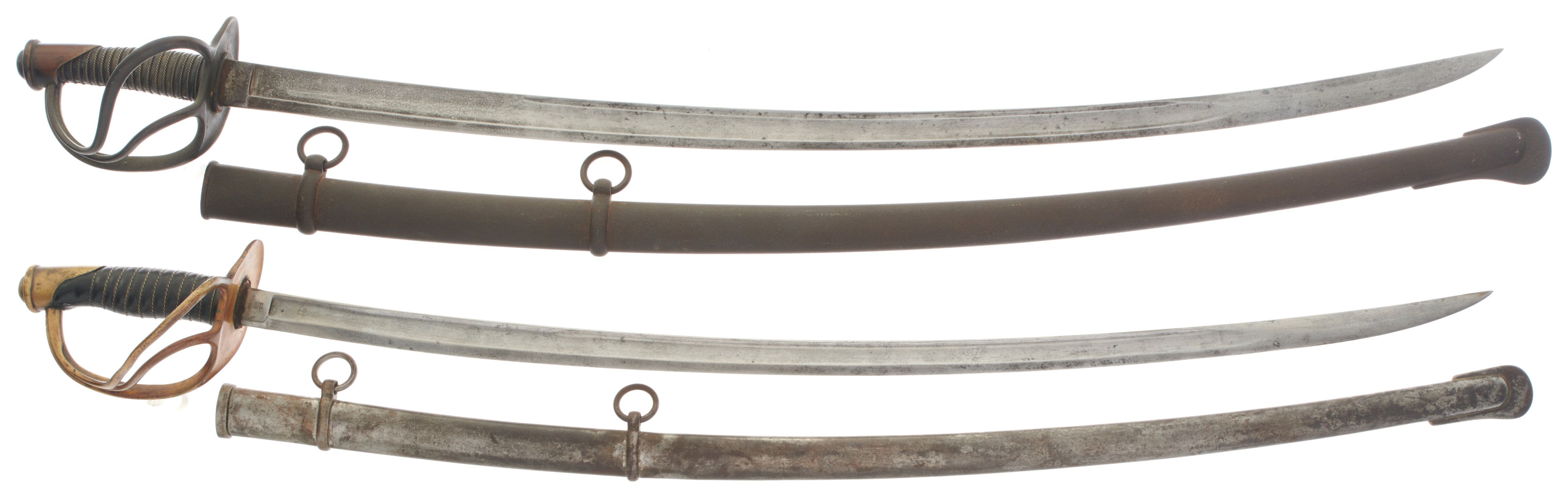 Two U.S. Military Swords with Scabbards | Rock Island Auction