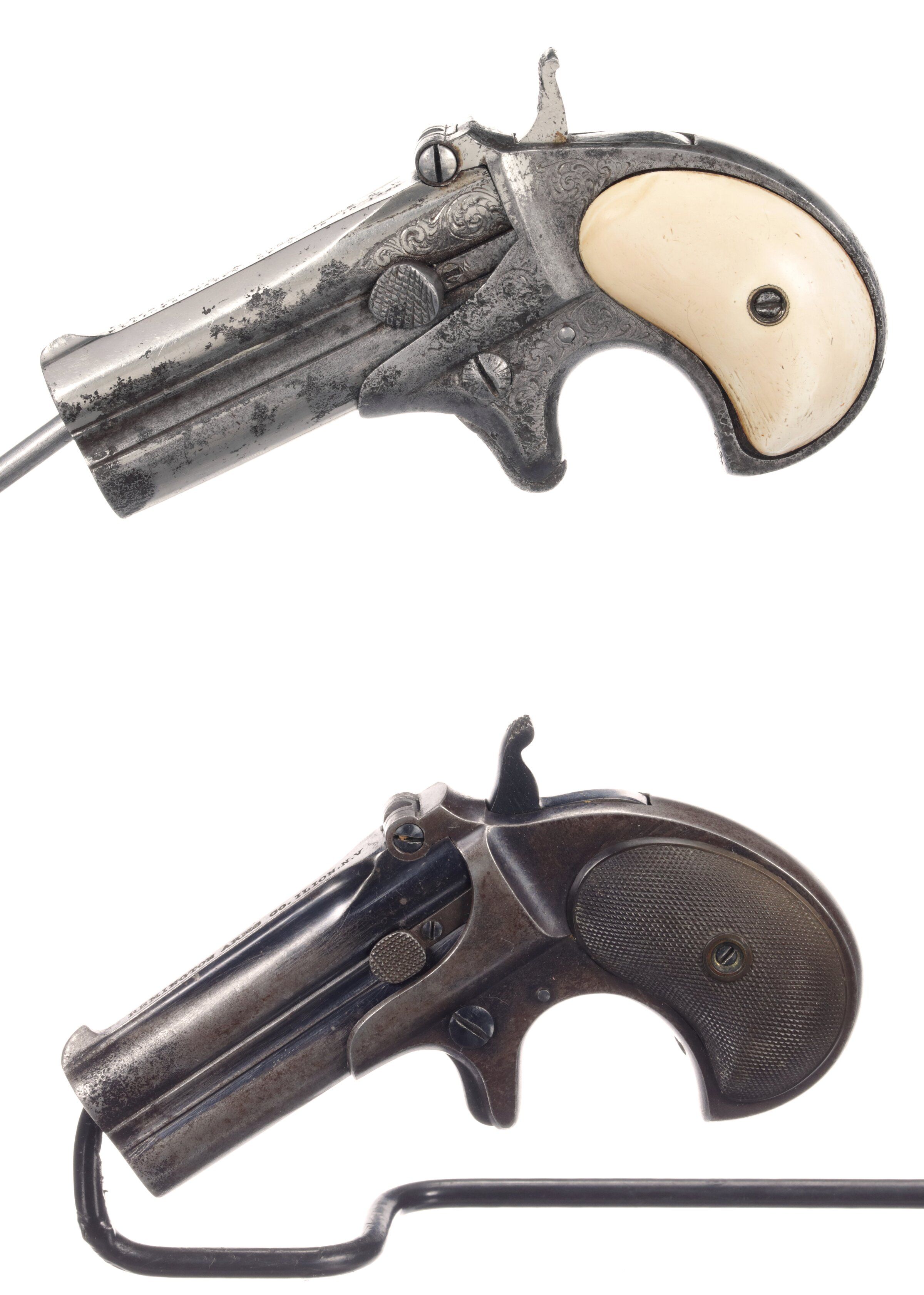 Two Remington Style Over/Under Derringer Pistols | Rock Island Auction