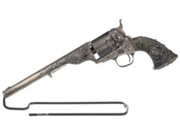 Engraved Colt Model 1871-72 Open Top Revolver