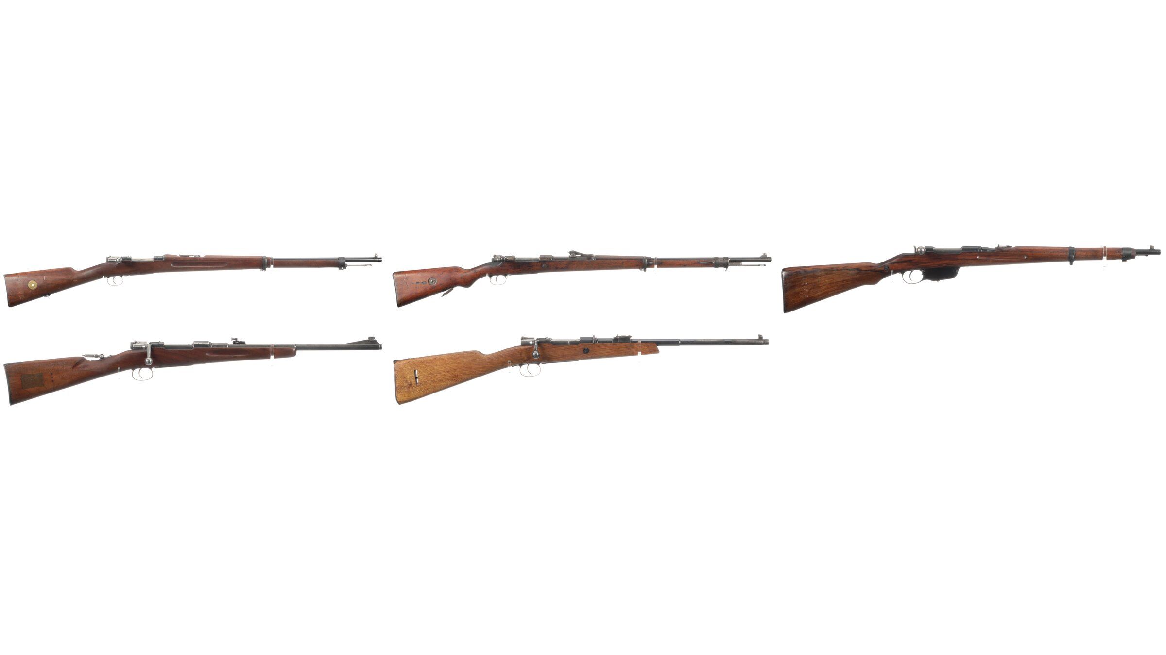 Five Military Pattern Bolt Action Long Guns | Rock Island Auction