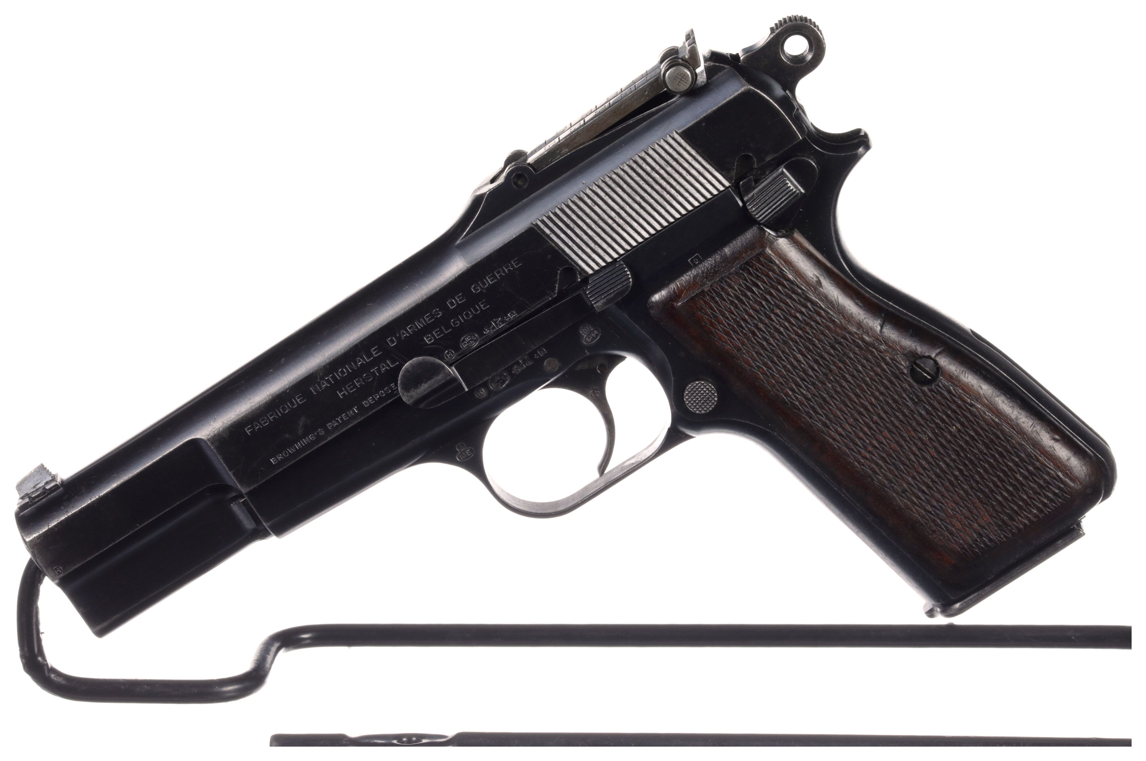 Fabrique Nationale HighPower Pistol with Holster Rock Island Auction