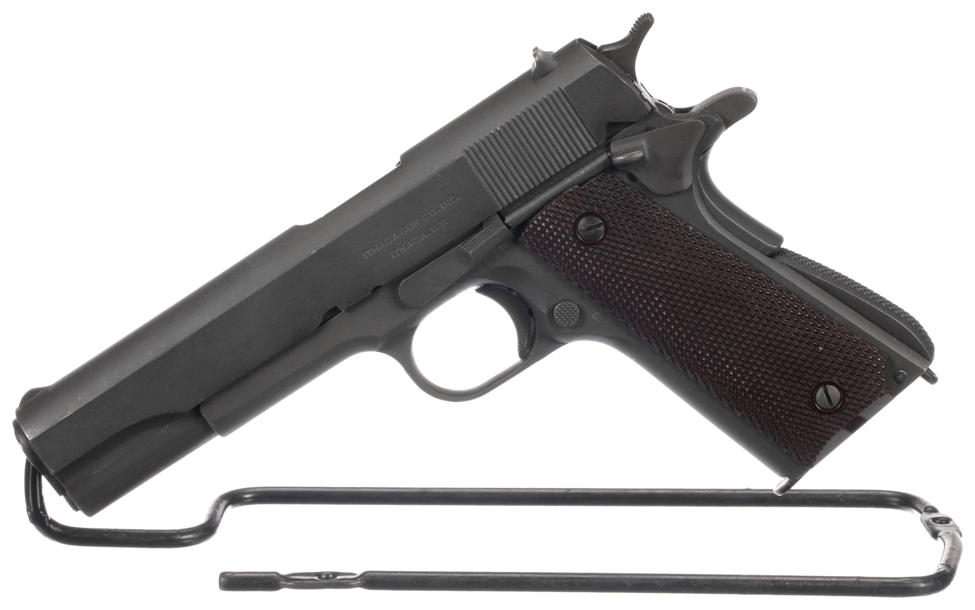 Us Ithaca Model 1911a1 Semi Automatic Pistol Rock Island Auction 8967